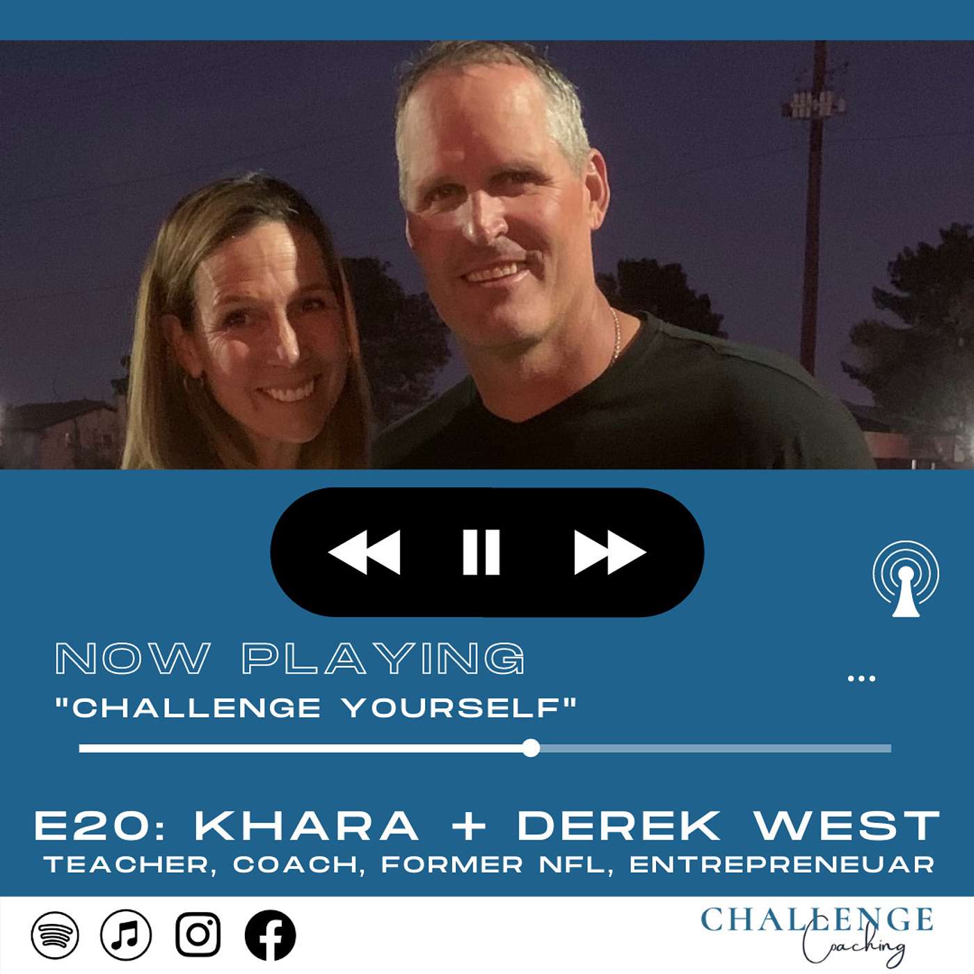 E20: Khara + Derek West: Teacher, Coach, former NFL player & Entrepreneur