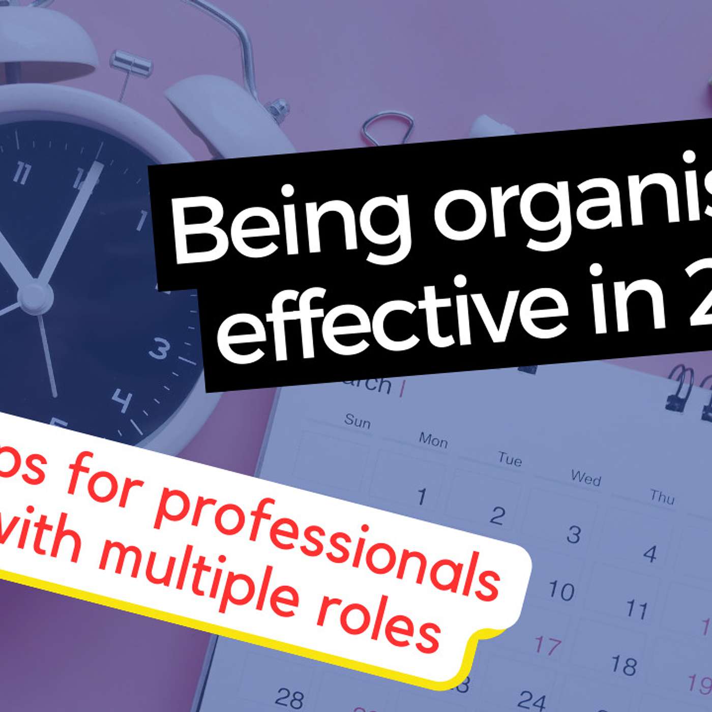 How to feel in control as a professional with multiple roles in 2024