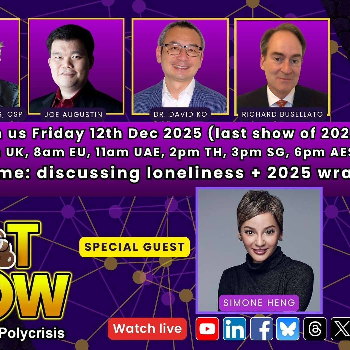 The Sh*t Show: discussing loneliness + end of year wrap up