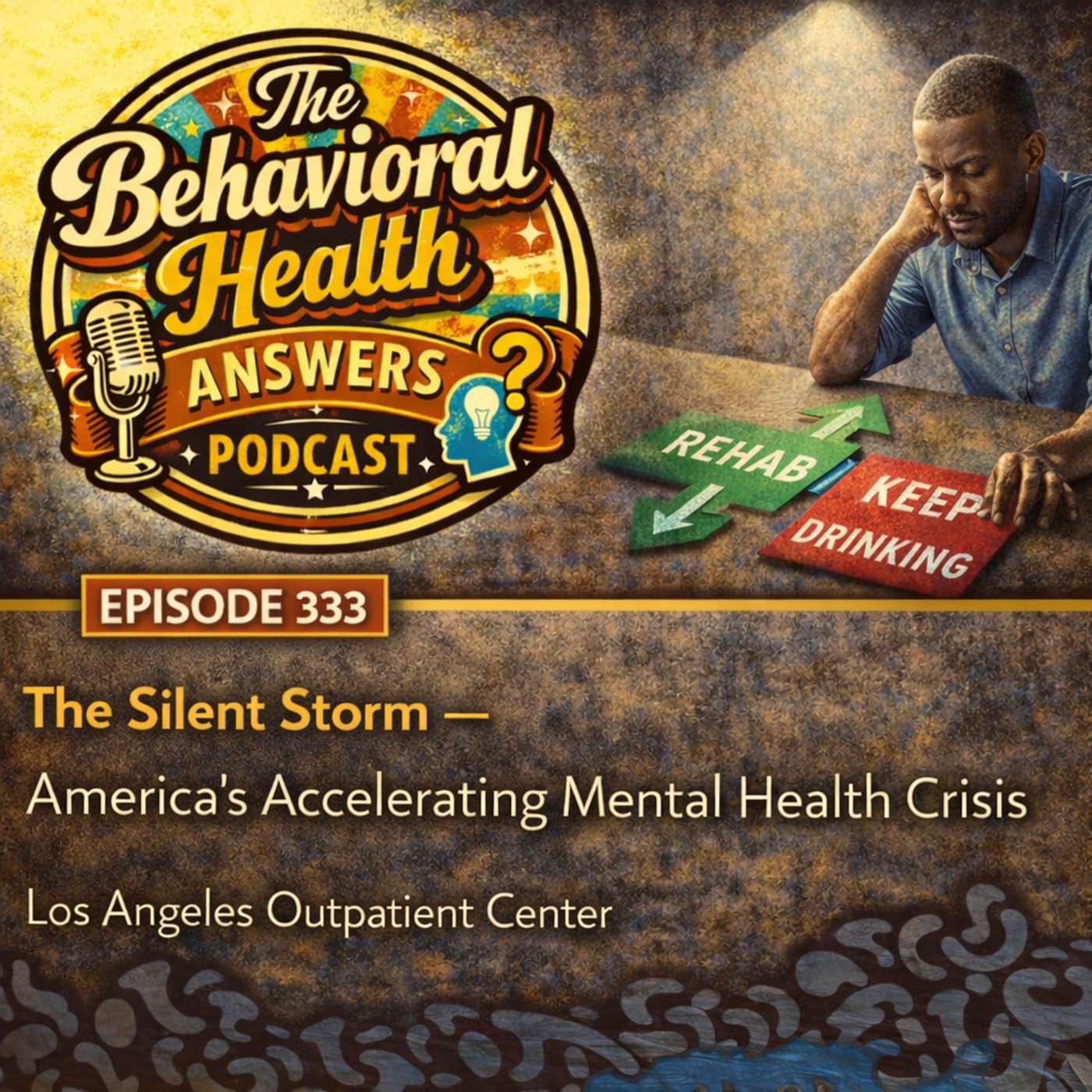 Episode 333: The Silent Storm - America's Accelerating Mental Health Crisis | Los Angeles Outpatient Center episode artwork