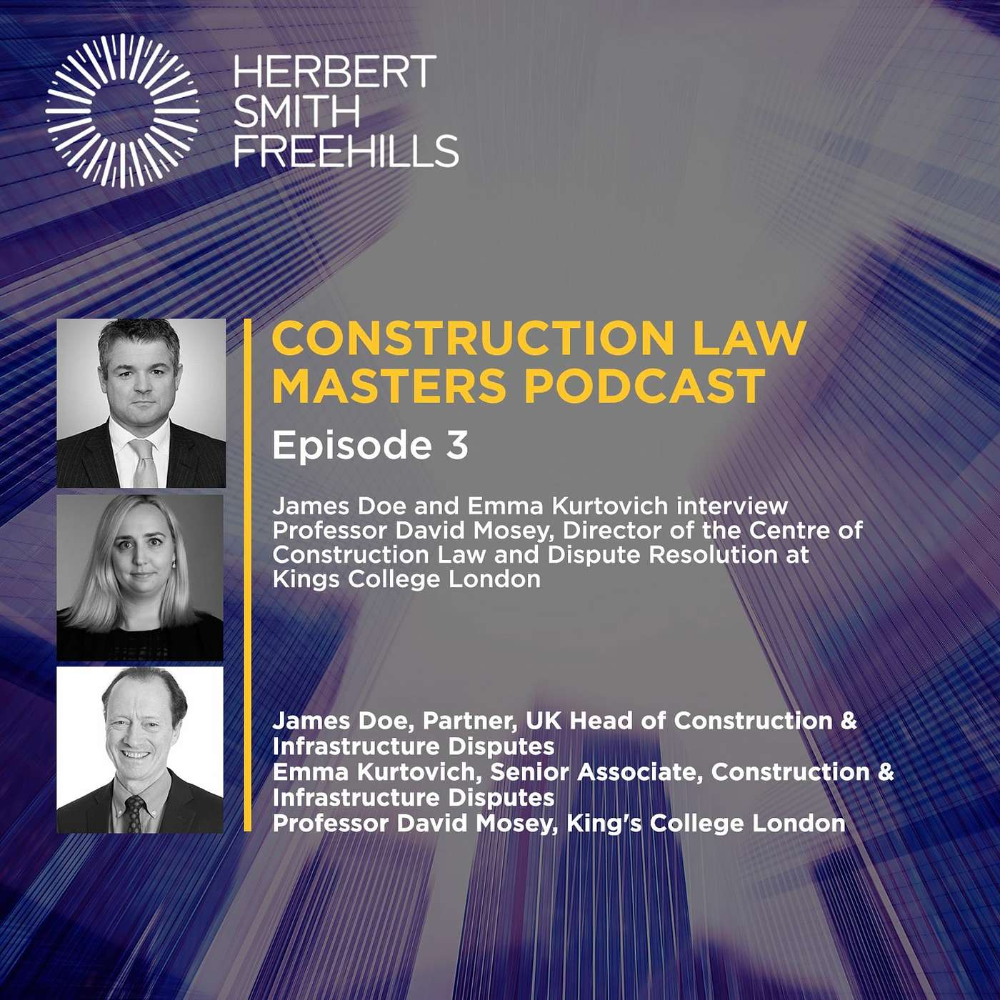 Construction Law Masters: EP3 – Professor David Mosey episode artwork
