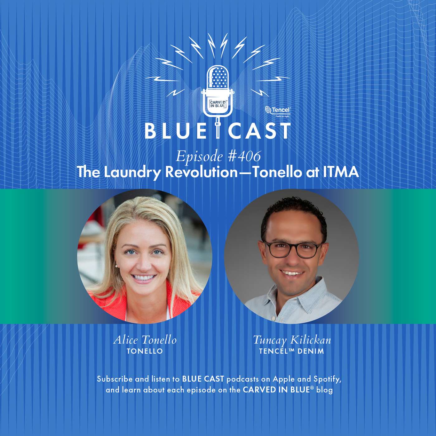 BLUE CAST by TENCEL™  / CARVED IN BLUE®