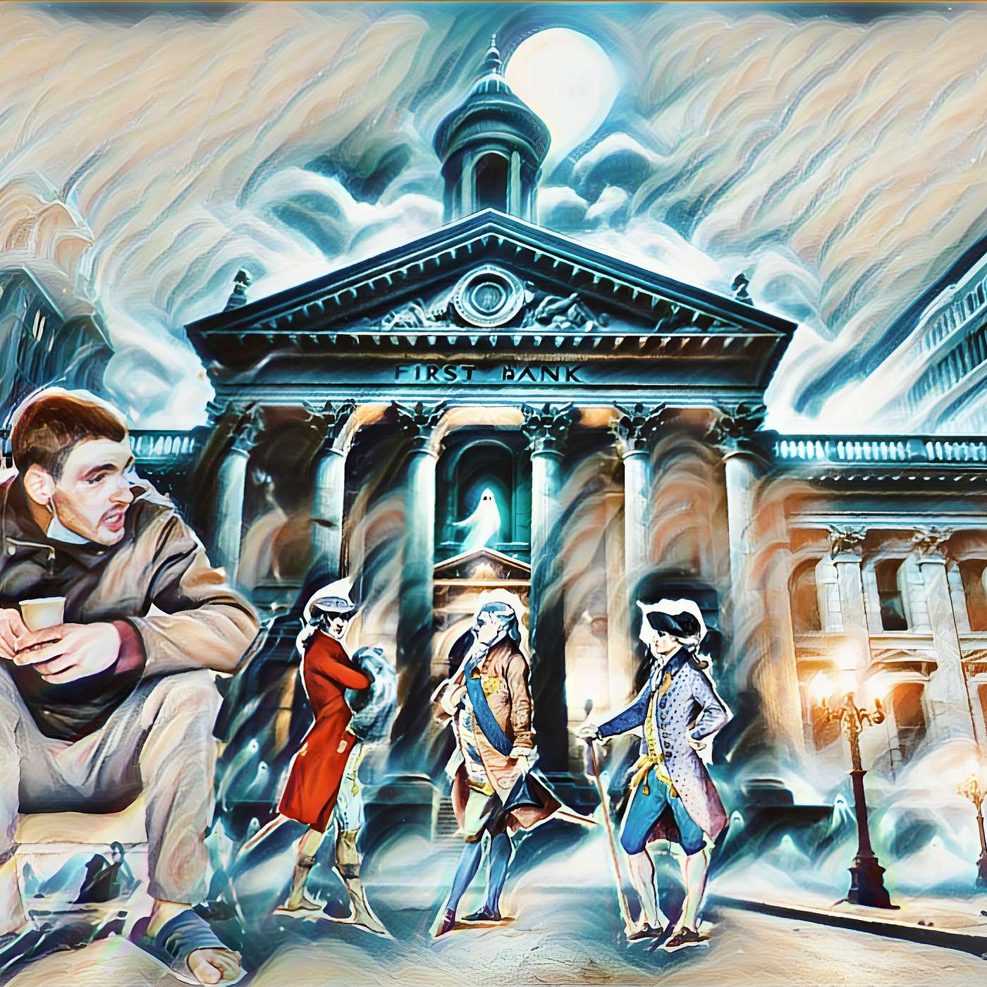A Homeless Teen's Encounter with Three Millionaire Ghosts