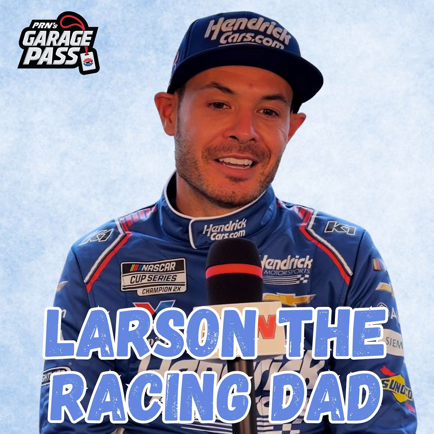 Kyle Larson The Racing Dad: "I'm Not One Of Those Parents That's Yelling At Other Parents" episode artwork