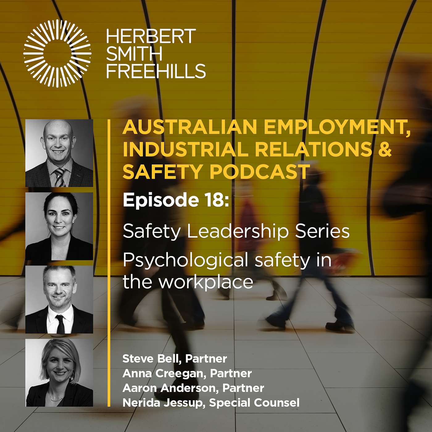 Australian EIRS podcast EP18: Safety Leadership Series: Psychological Safety in the Workplace episode artwork