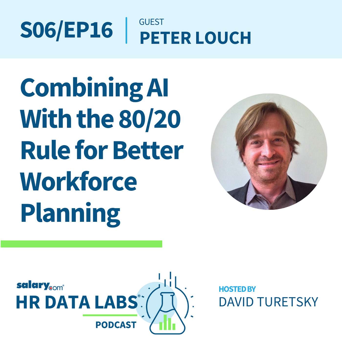 cover of episode Peter Louch - Combining AI With the 80/20 Rule for Better Workforce Planning