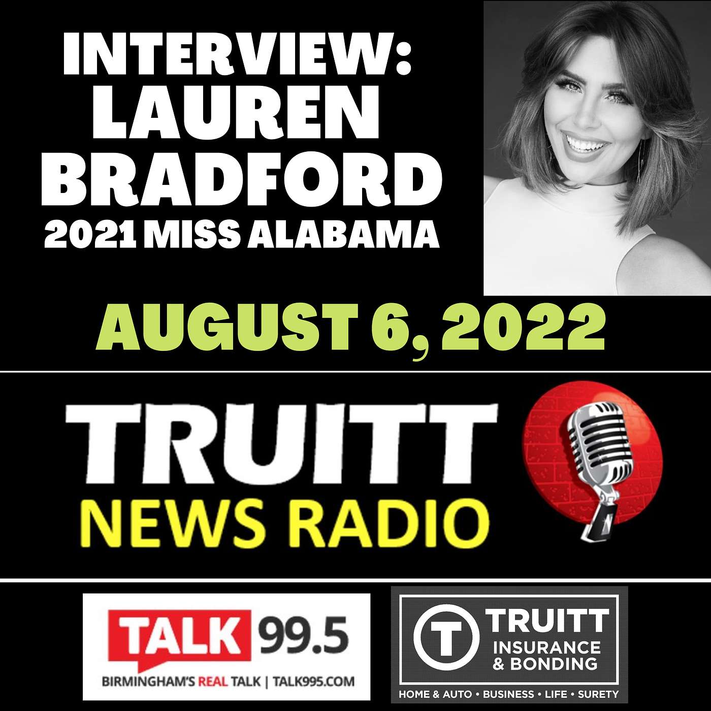 INTERVIEW: 2021 Miss Alabama Lauren Bradford from our 8/6/22 show