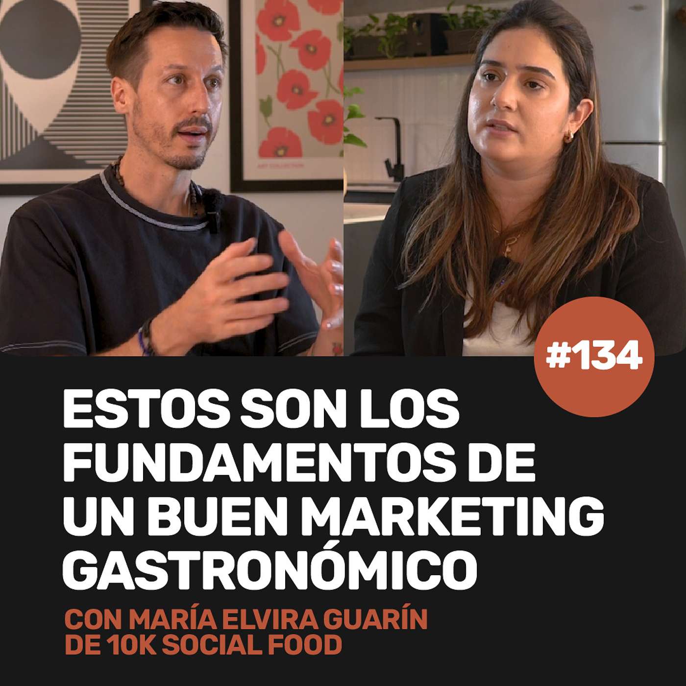 Ep 134 - Los fundamentos de un buen marketing gastronómico con María Elvira de 10k Social Food episode artwork