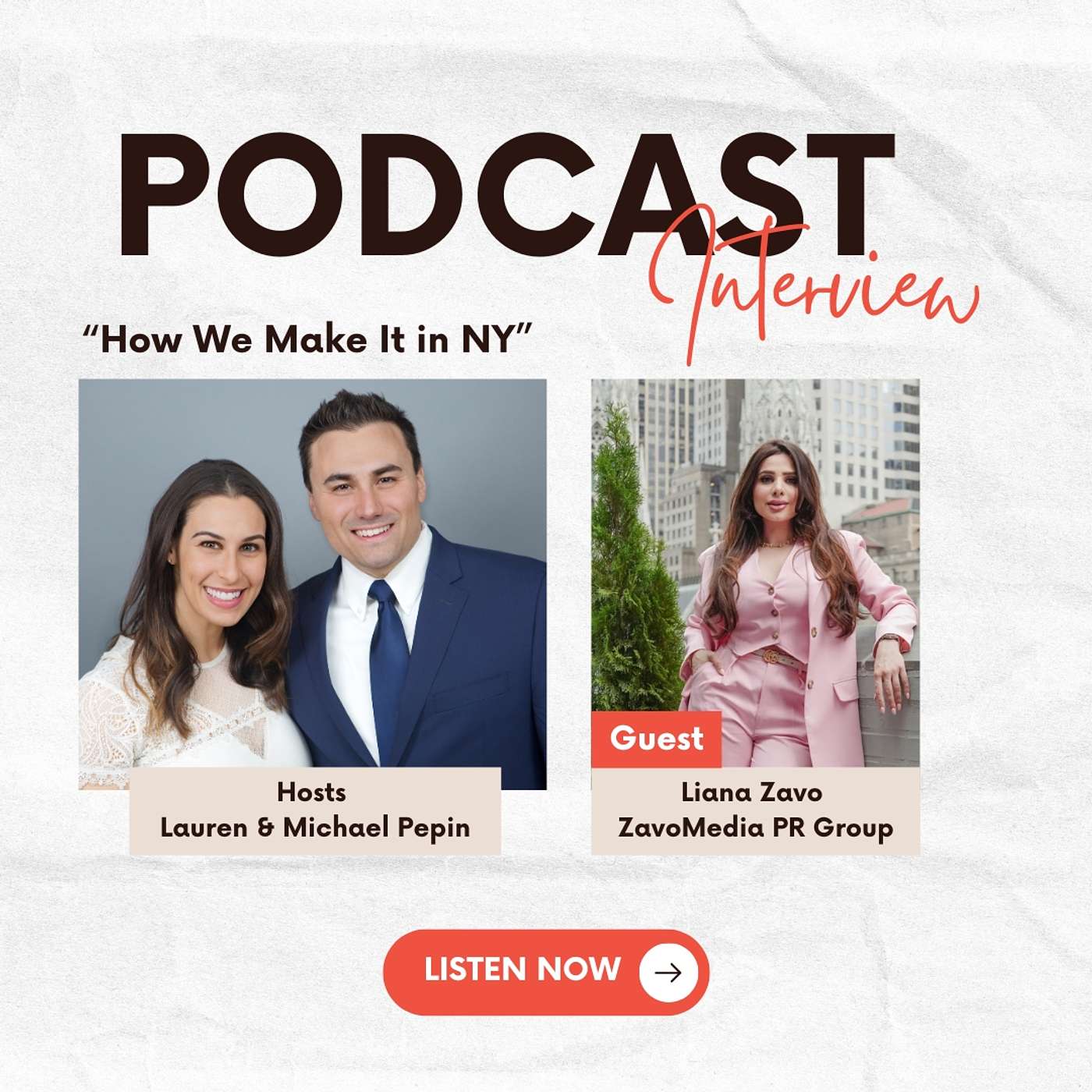 Episode 2 with Liana Zavo from Zavo PR - What does it take to make it as a publicist in New York?