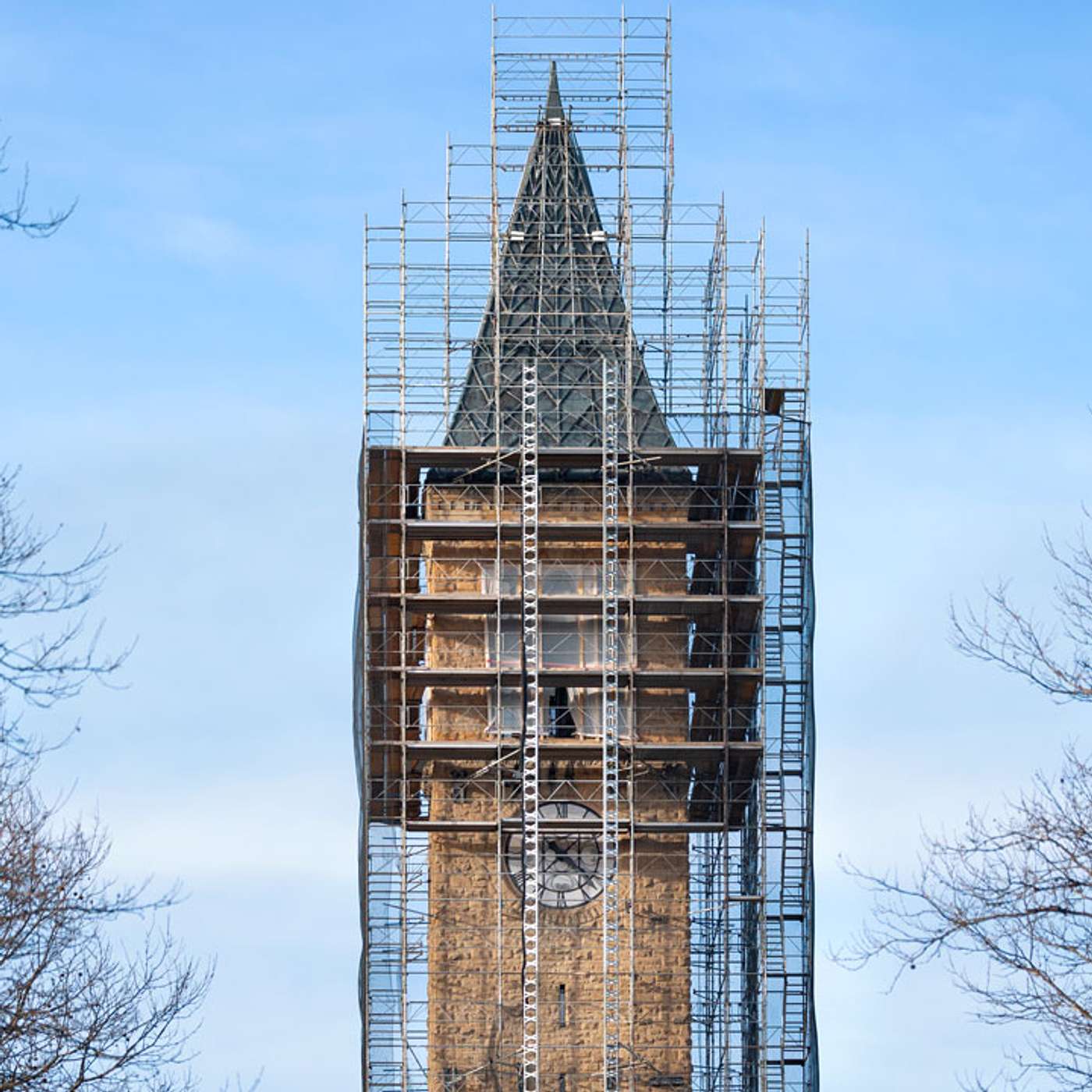 Narrated story: Uris Library and its iconic tower undergo $7M restoration