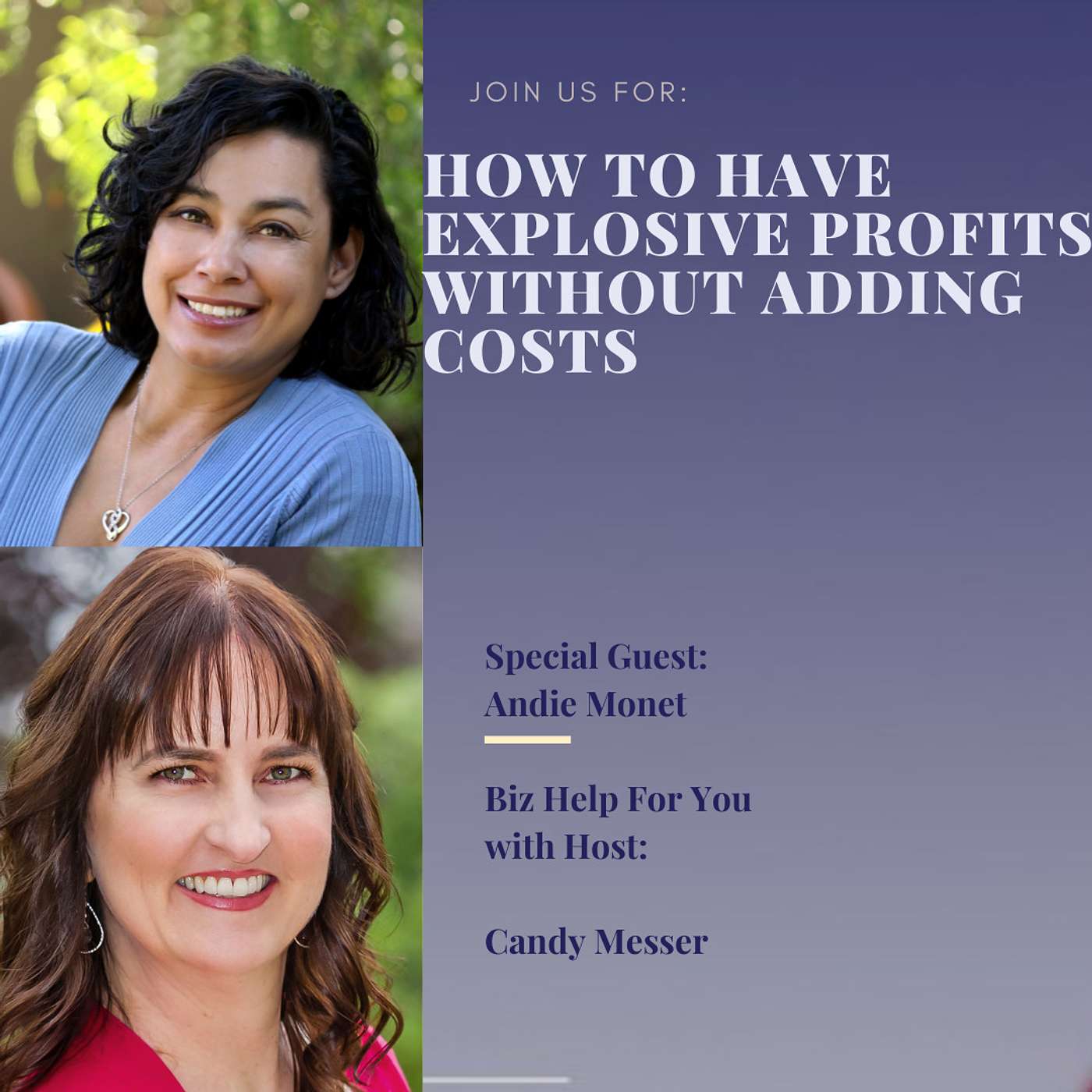 How to Have Explosive Profits Without Adding Costs with Andie Monet