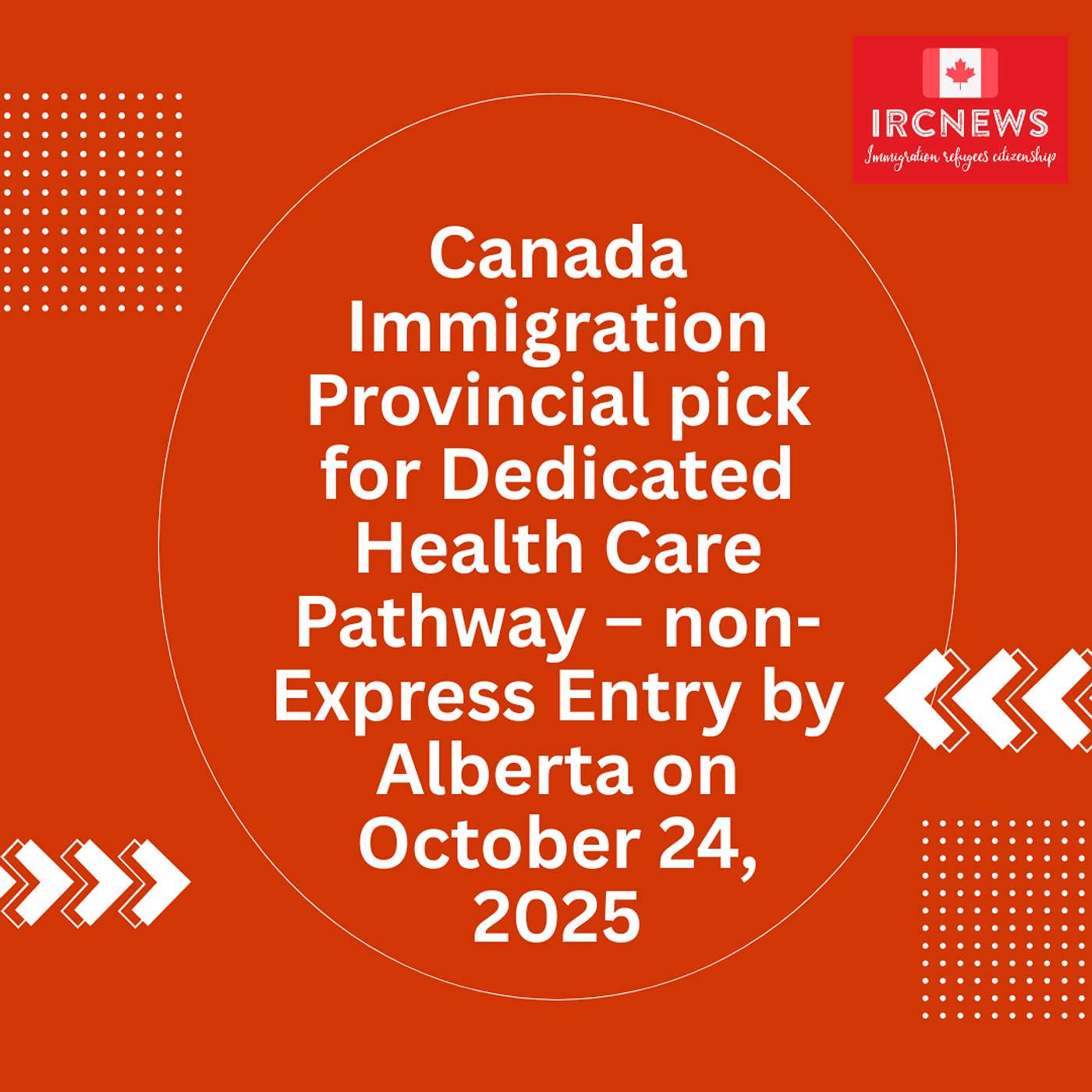 Canada Immigration Provincial pick for Dedicated Health Care Pathway – non-Express Entry by Alberta  on October 24, 2025