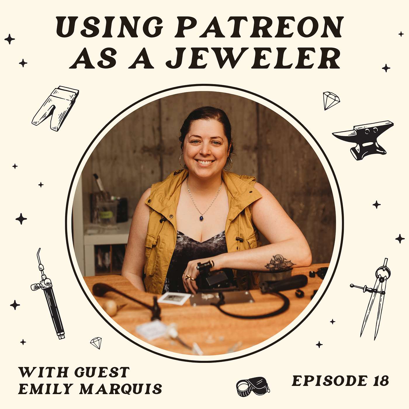 Using Patreon As A Jeweler with Special Guest Emily Marquis Using Patreon As A Jeweler with Special Guest Emily Marquis