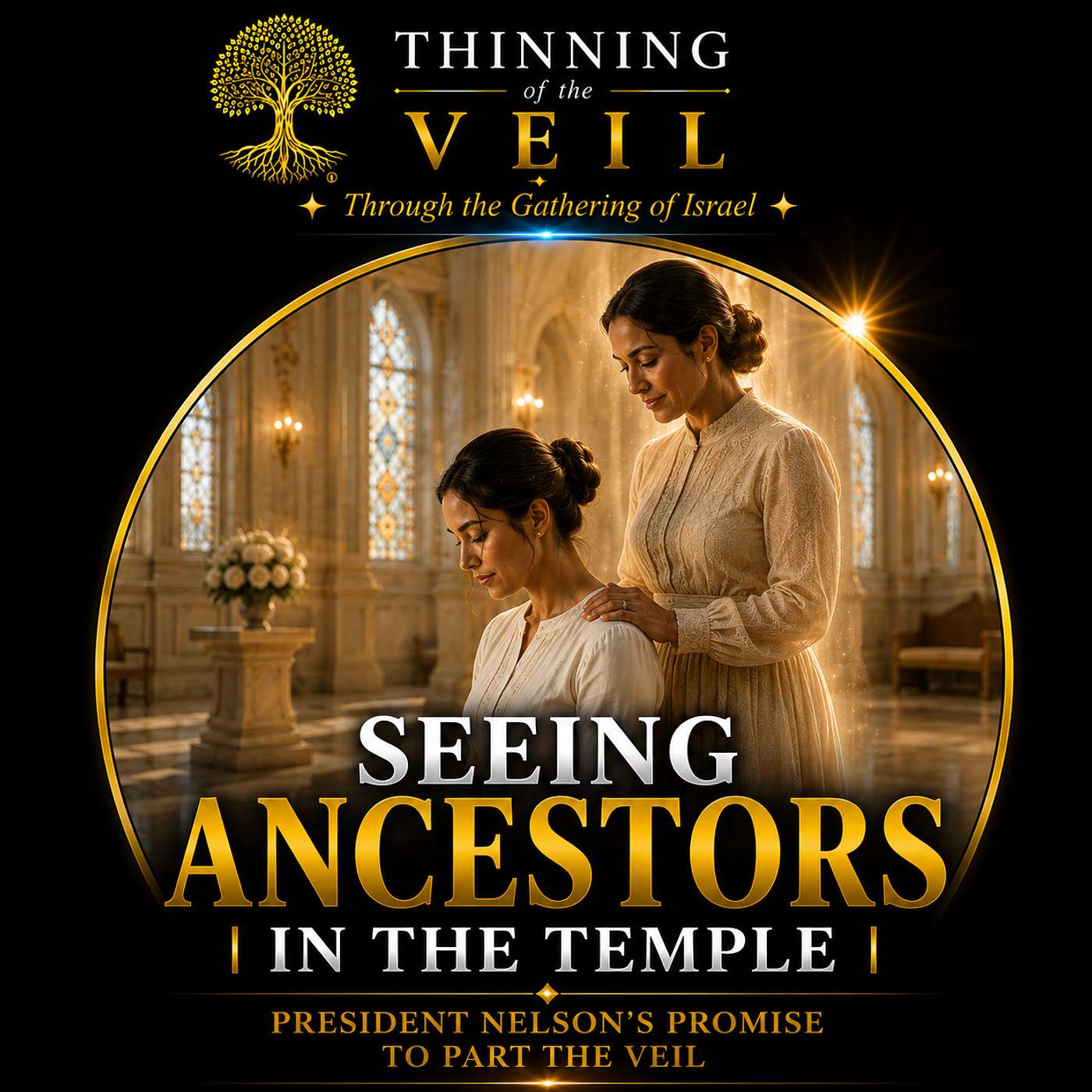 Seeing Ancestors in the Temple | President Nelson's Promise to Part the Veil | LDS episode artwork