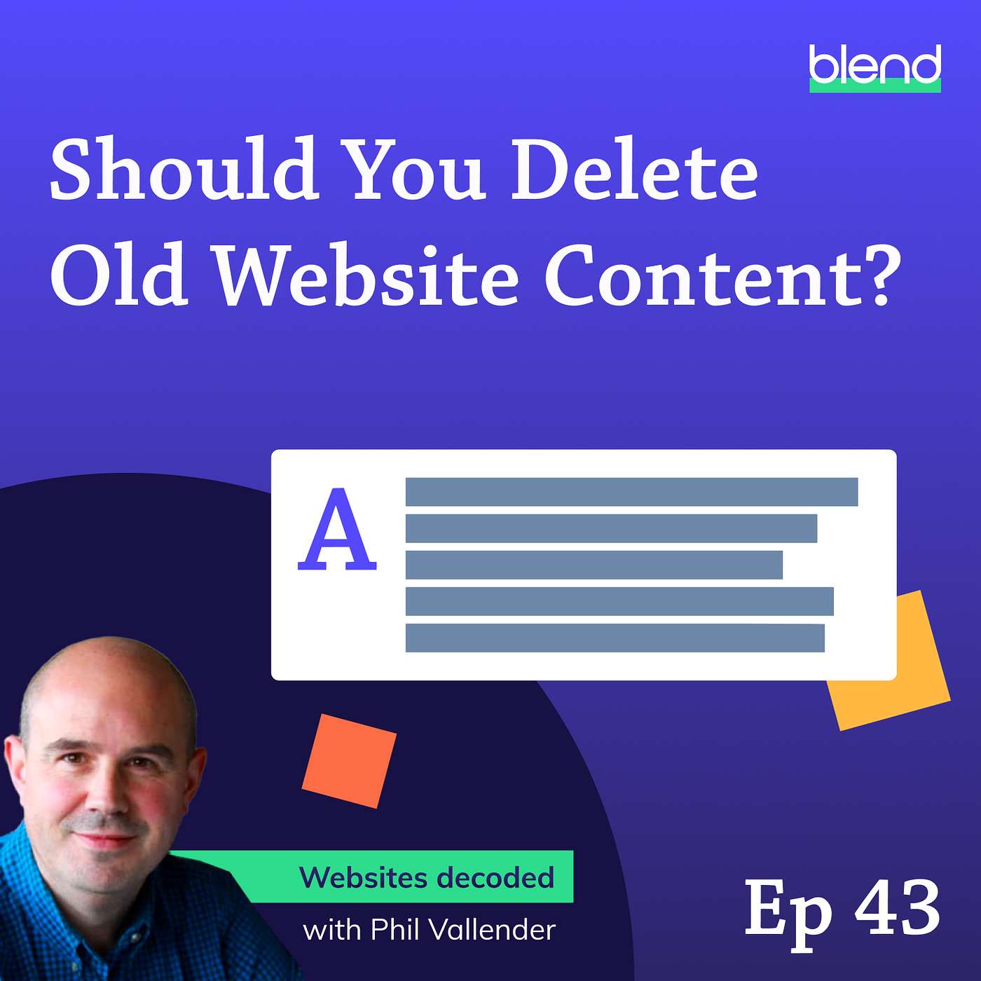 cover of episode The Truth About Deleting Outdated Content