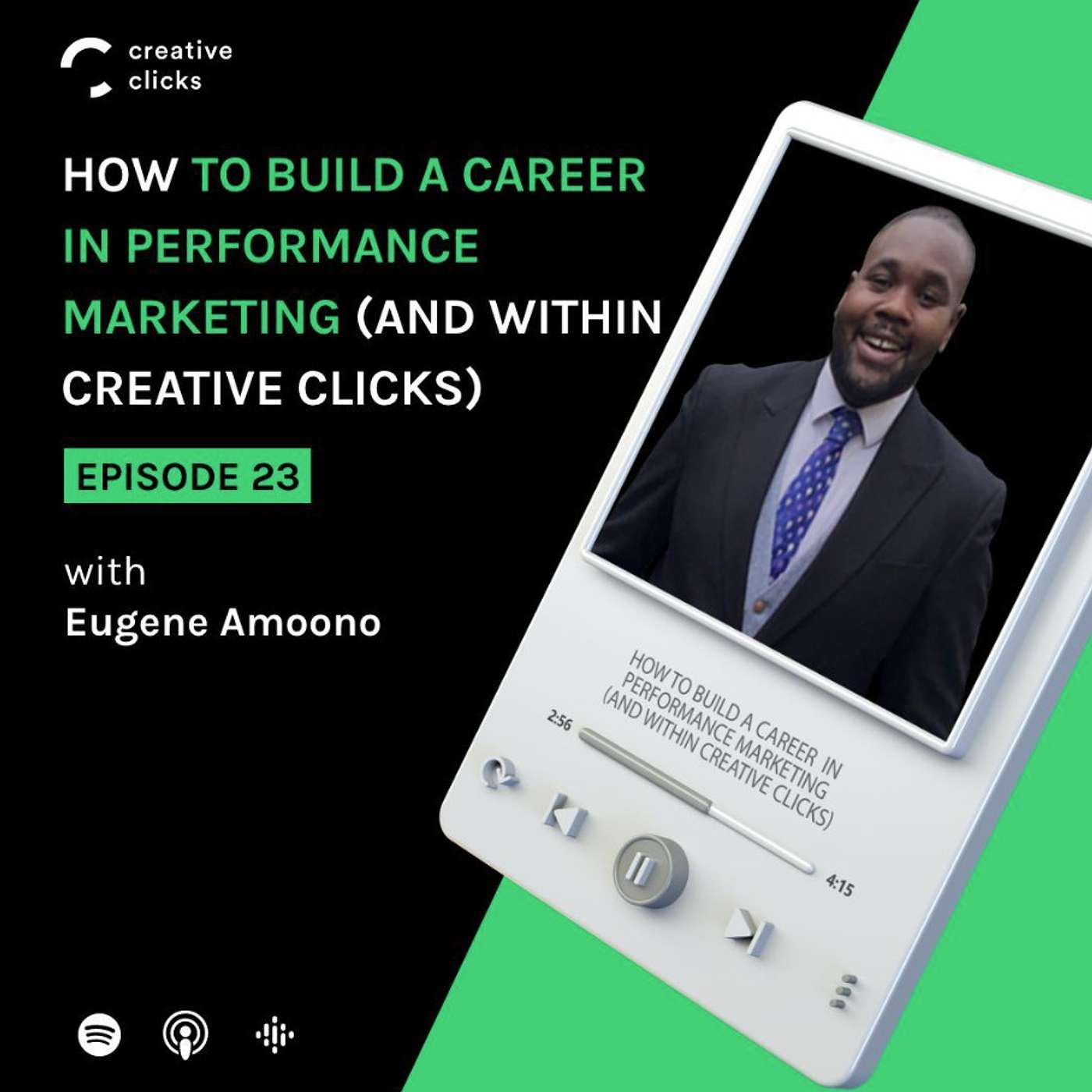 Episode 23- How to build a career in performance marketing (and within Creative Clicks) episode artwork
