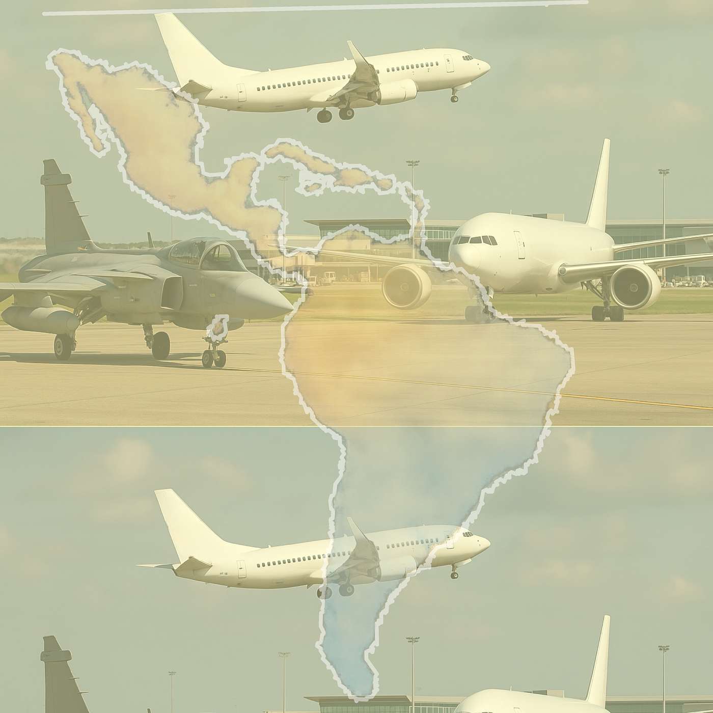 América Latina aérea: flotas, rutas y poder militar en movimiento