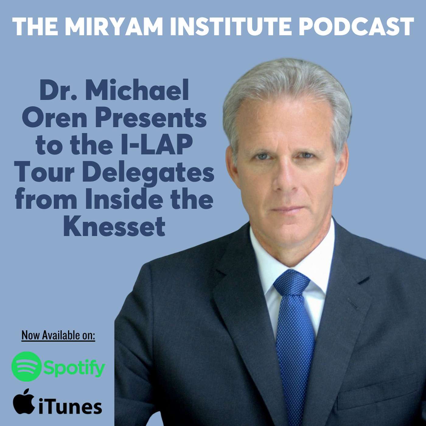 Dr. Michael Oren presents to the Israel Law & Policy tour student delegates (I-LAP) from inside the Knesset