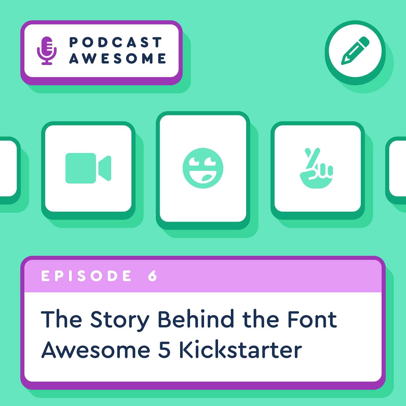 How Font Awesome Broke Kickstarter Records with a Hilarious Video episode artwork