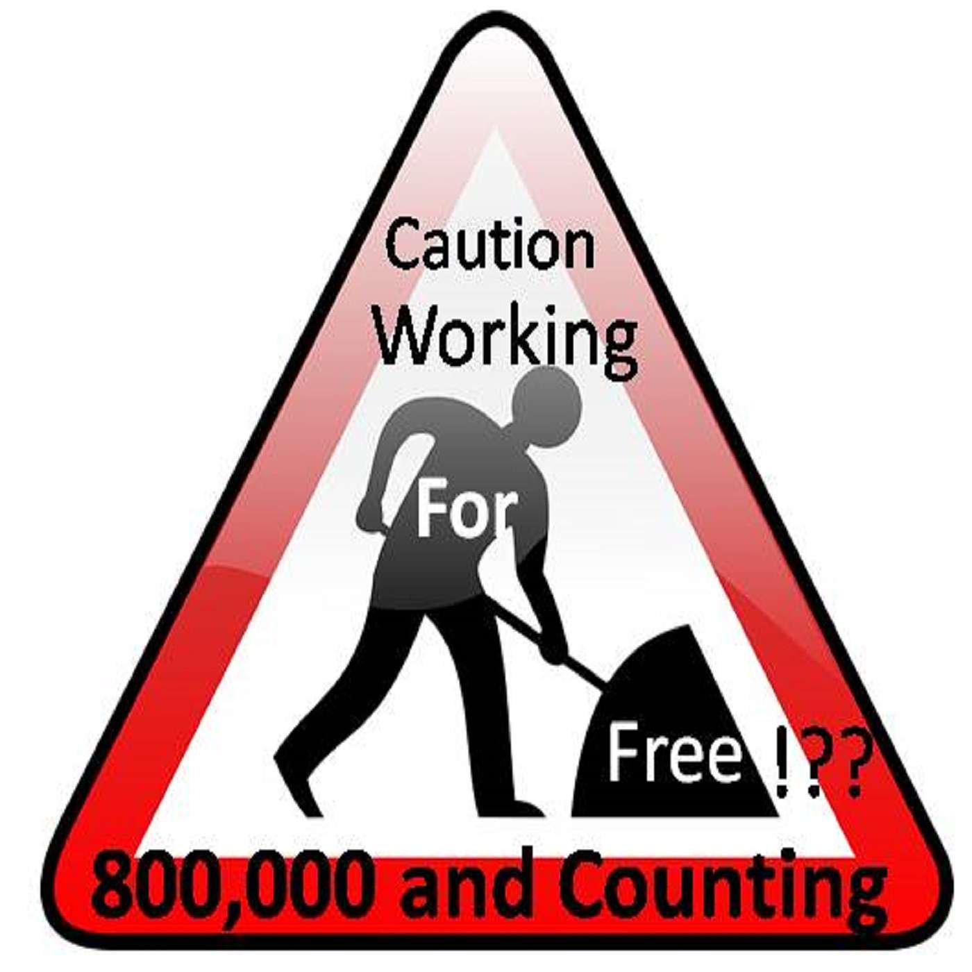 800,000 working for FREE?? WHY??  DONALD YOU are AWESOME! G-20.in  #bluewave #donaldtrump