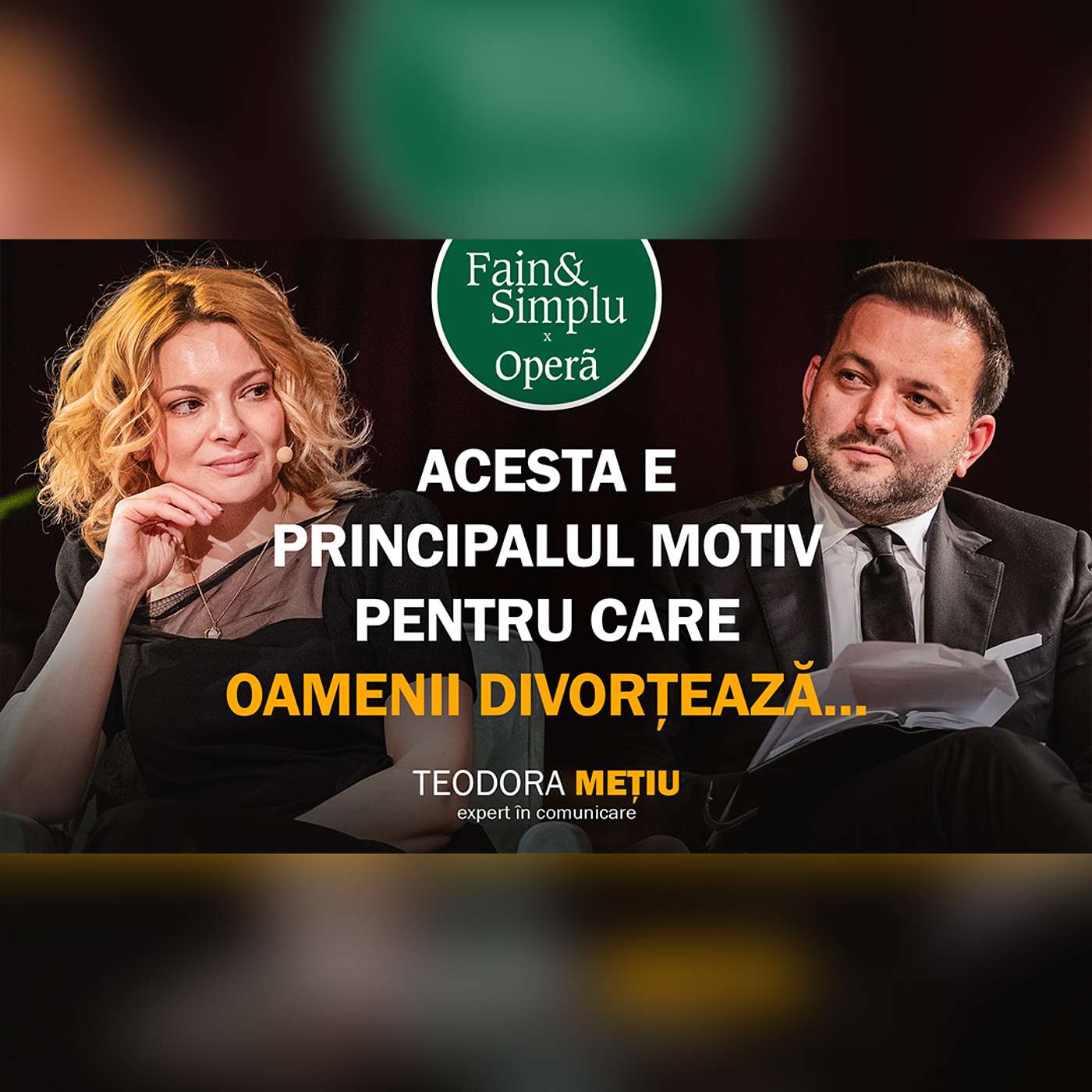 REZOLVĂ PROBLEMA NR. 1 A CUPLURILOR! ÎNVAȚĂ "VOCEA IUBIRII". TEODORA MEȚIU. | Fain & Simplu 206