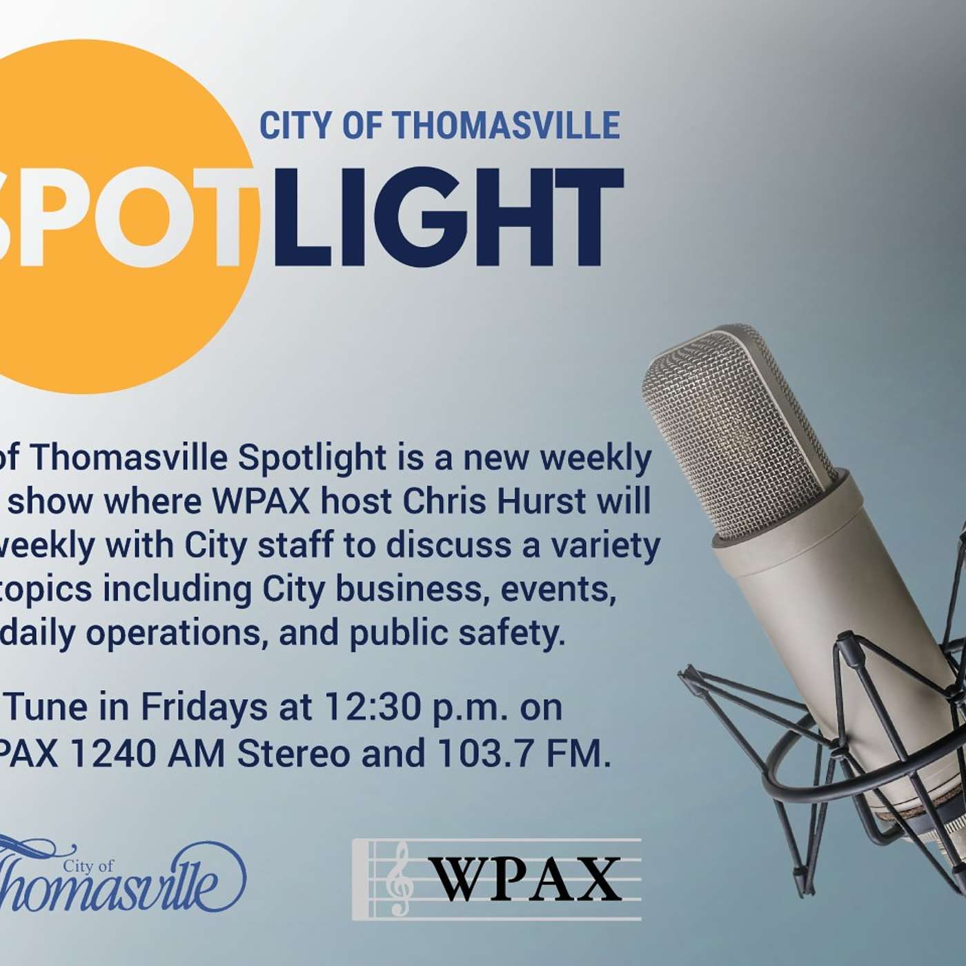 City of Thomasville Spotlight episode 1 episode artwork