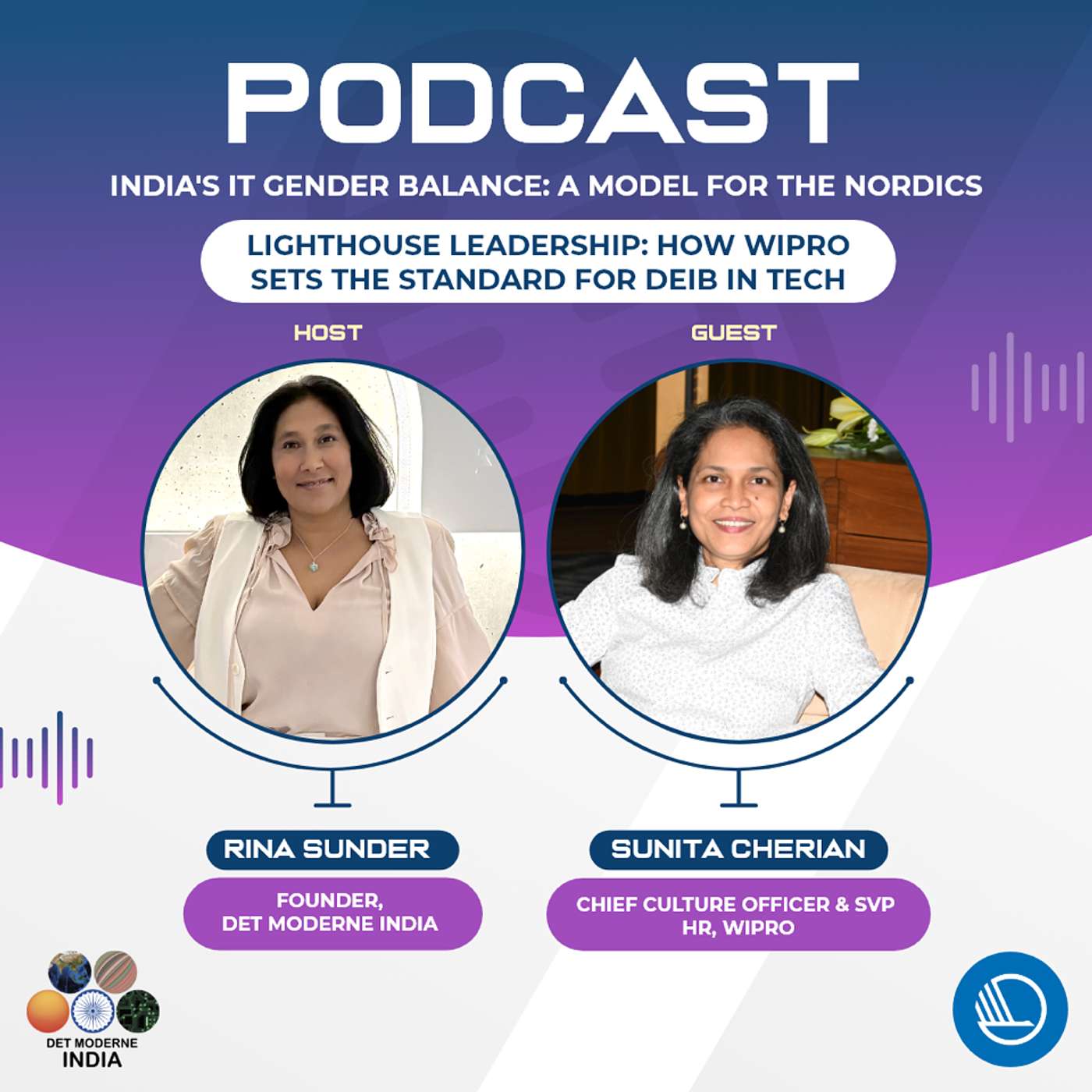 The Modern India Podcast #68-Indias IT Gender Balance: A Model for the Nordics Podcast Series- Lighthouse Leadership: How Wipro Sets the Standard for DEIB in Tech