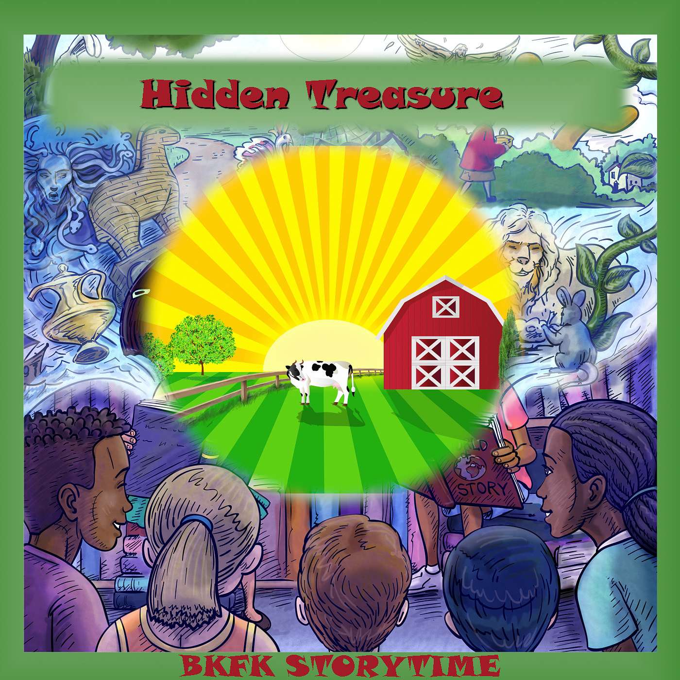 Hidden Treasure - Folk Tale - hard work and teamwork can lead to amazing rewards