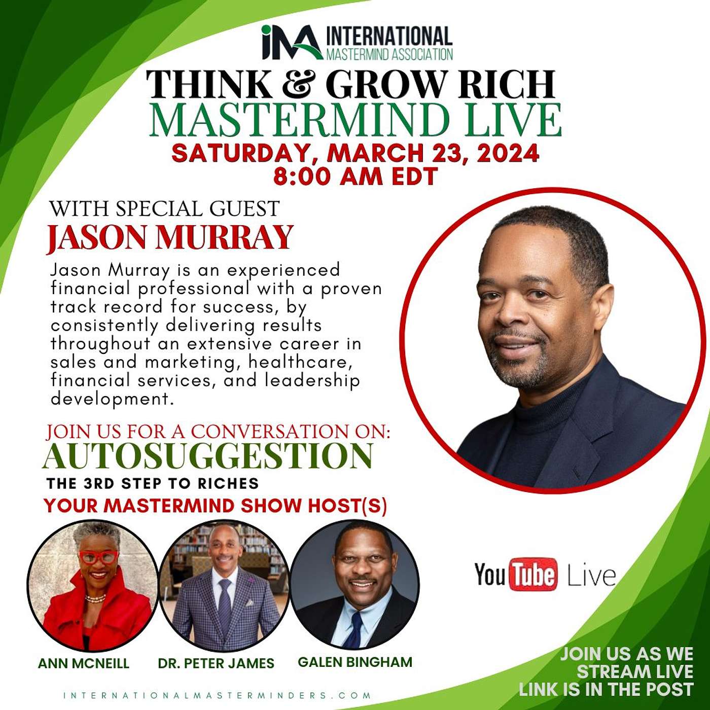 IMA Think & Grow Rich Saturday Show 03.23.2024 episode artwork