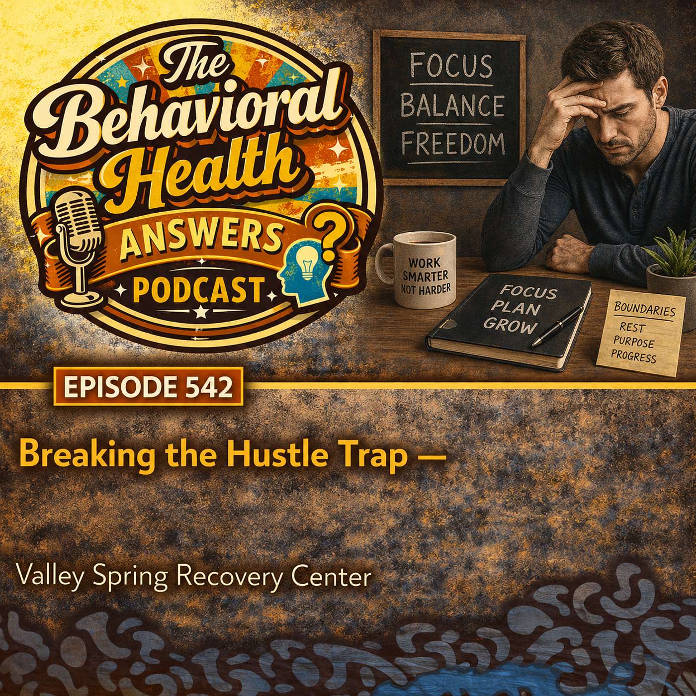 Episode 542: Breaking the Hustle Trap | Valley Spring Recovery Center episode artwork