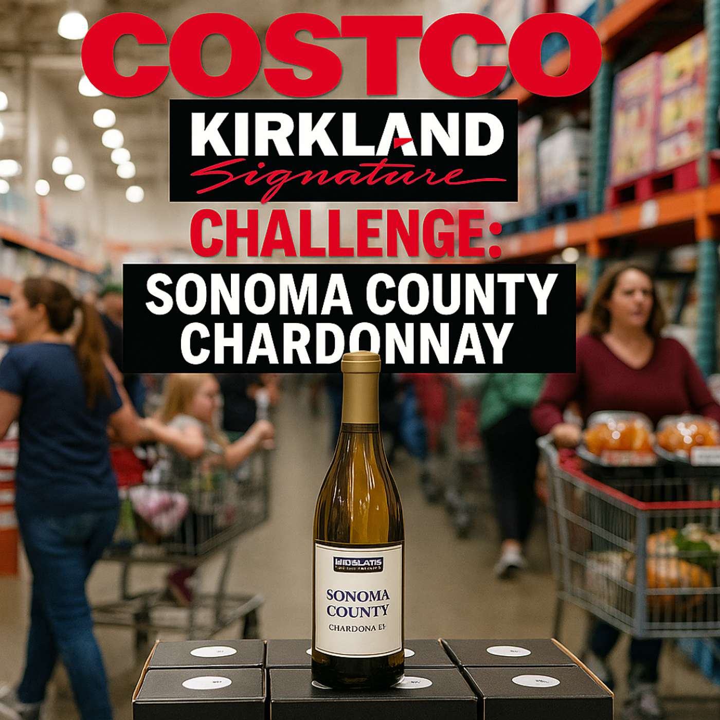 Costco Kirkland Signature Challenge: Sonoma County Chardonnay!