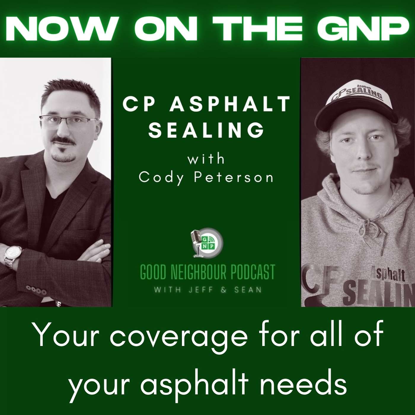 Cody Peterson of CP Asphalt Sealing episode artwork