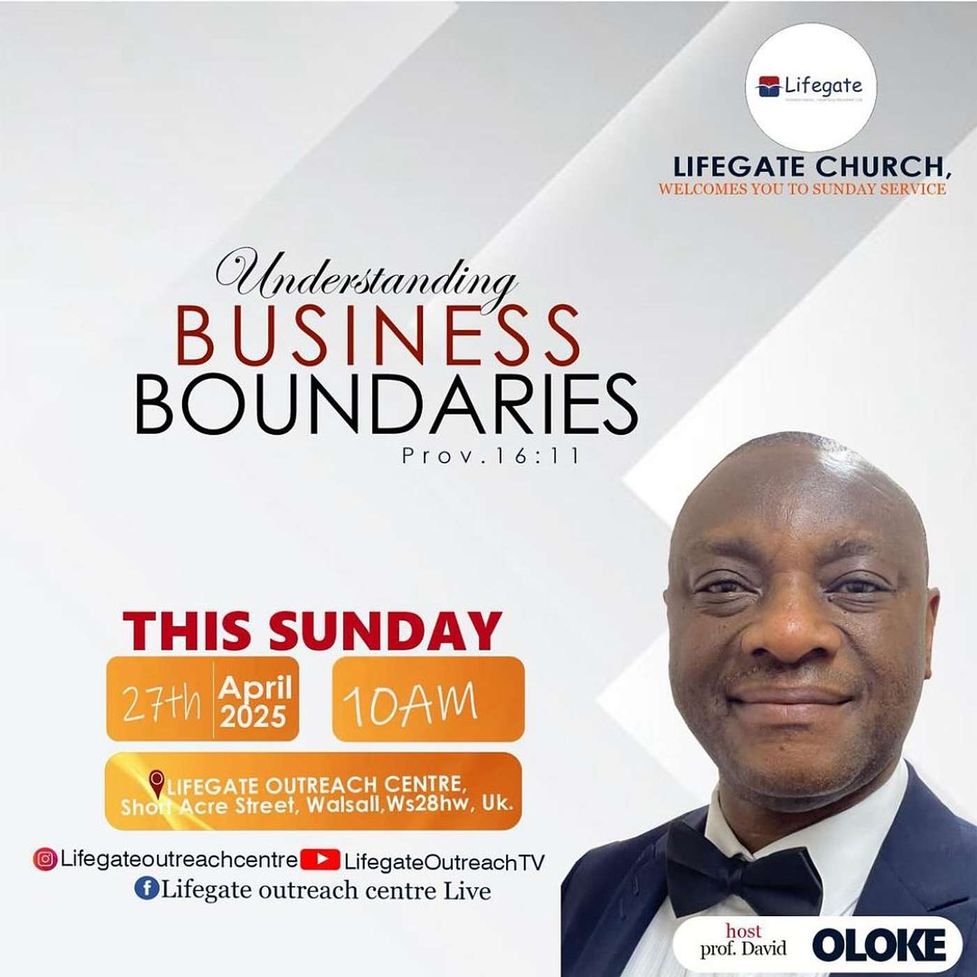Understanding Business Boundaries - Lifegate Church - 27.4.25 episode artwork