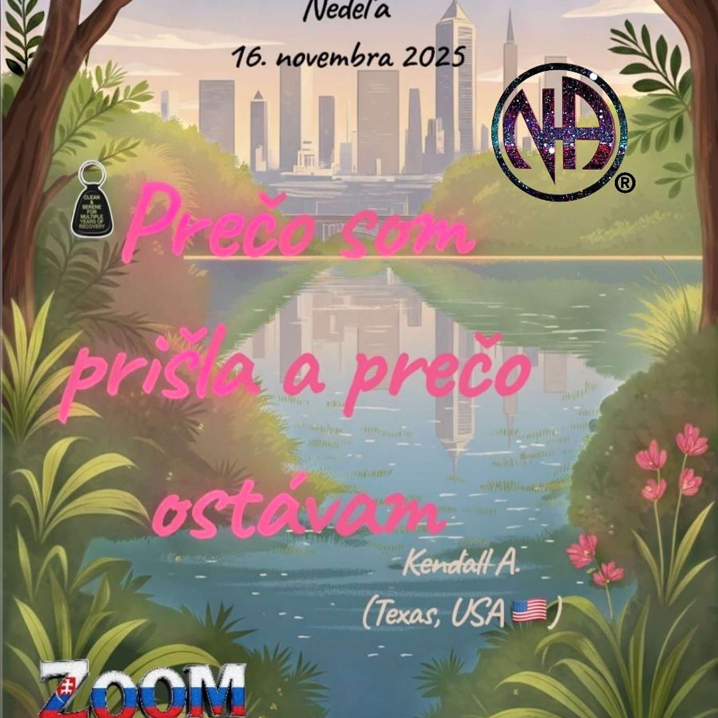 Prečo som prišla a prečo ostávam (Nedeľa spíker) - Kendall A. (Texas, USA) - 16. 11. 2025 episode artwork