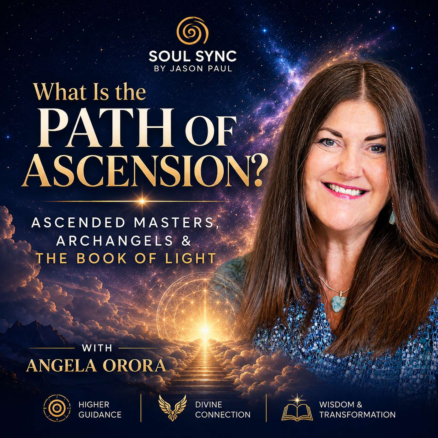 What Is the Path of Ascension? Ascended Masters, Archangels & the Book of Light with Angela Orora episode artwork