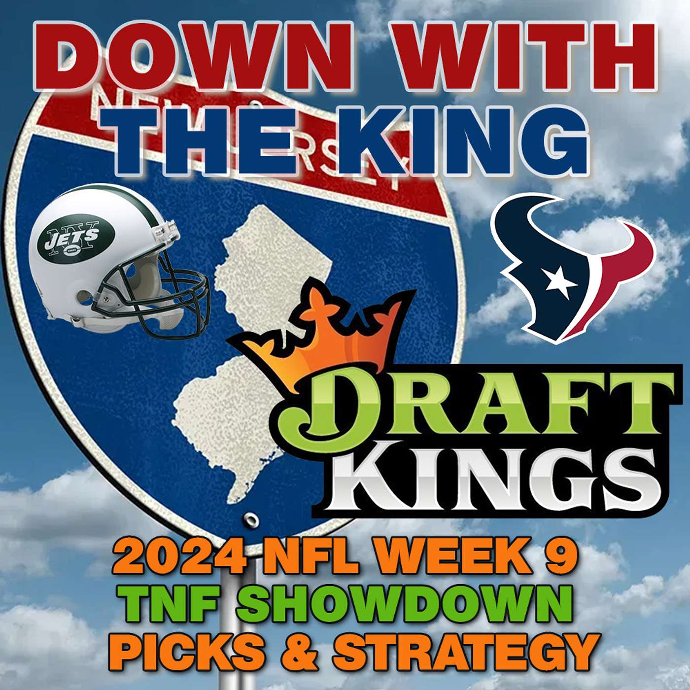 NFL Week 9 Thursday Night Football Draftkings Showdown Picks: Houston Texans at New York Jets episode artwork