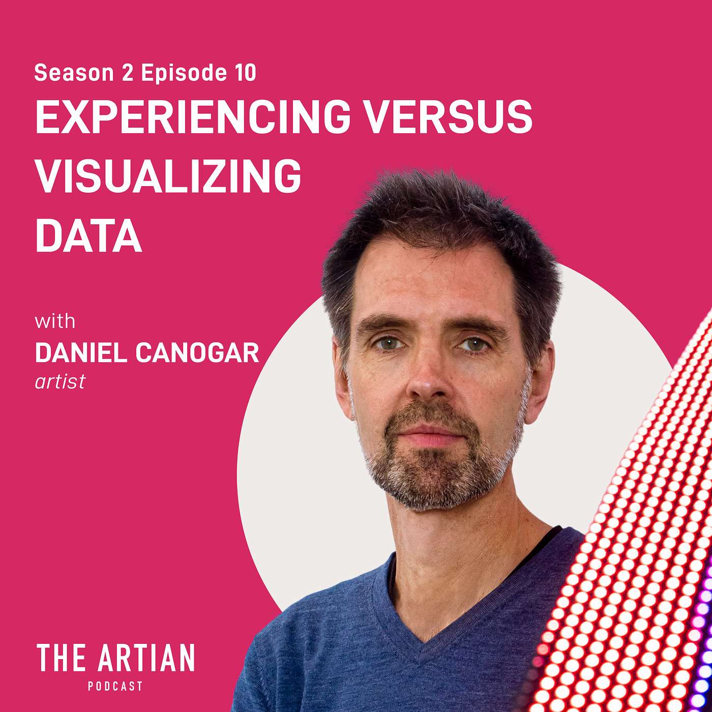 033 - Daniel Canogar. Experiencing Versus Visualizing Data.