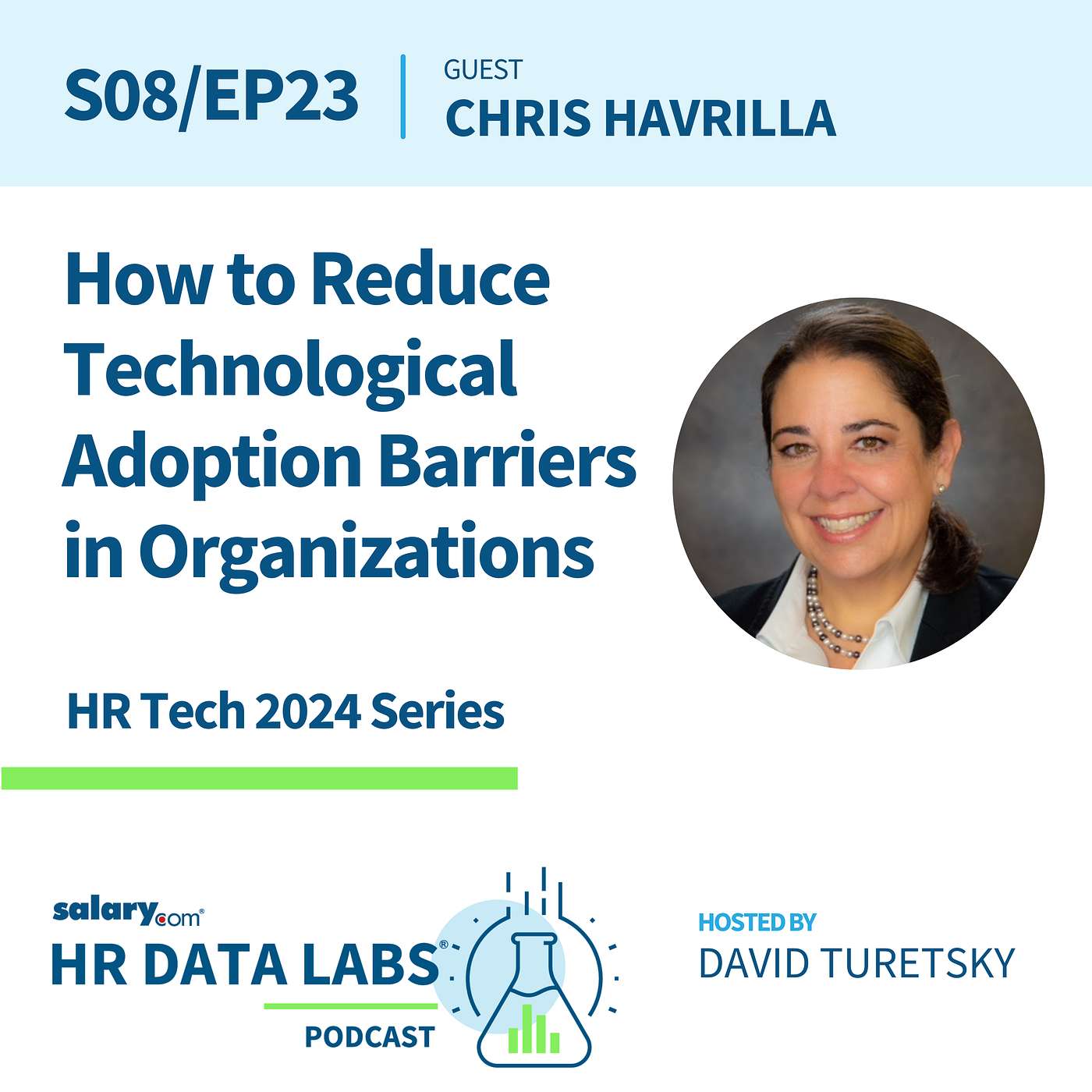 cover of episode Chris Havrilla - HR Tech 2024 - How to Reduce Technological Adoption Barriers in Organizations