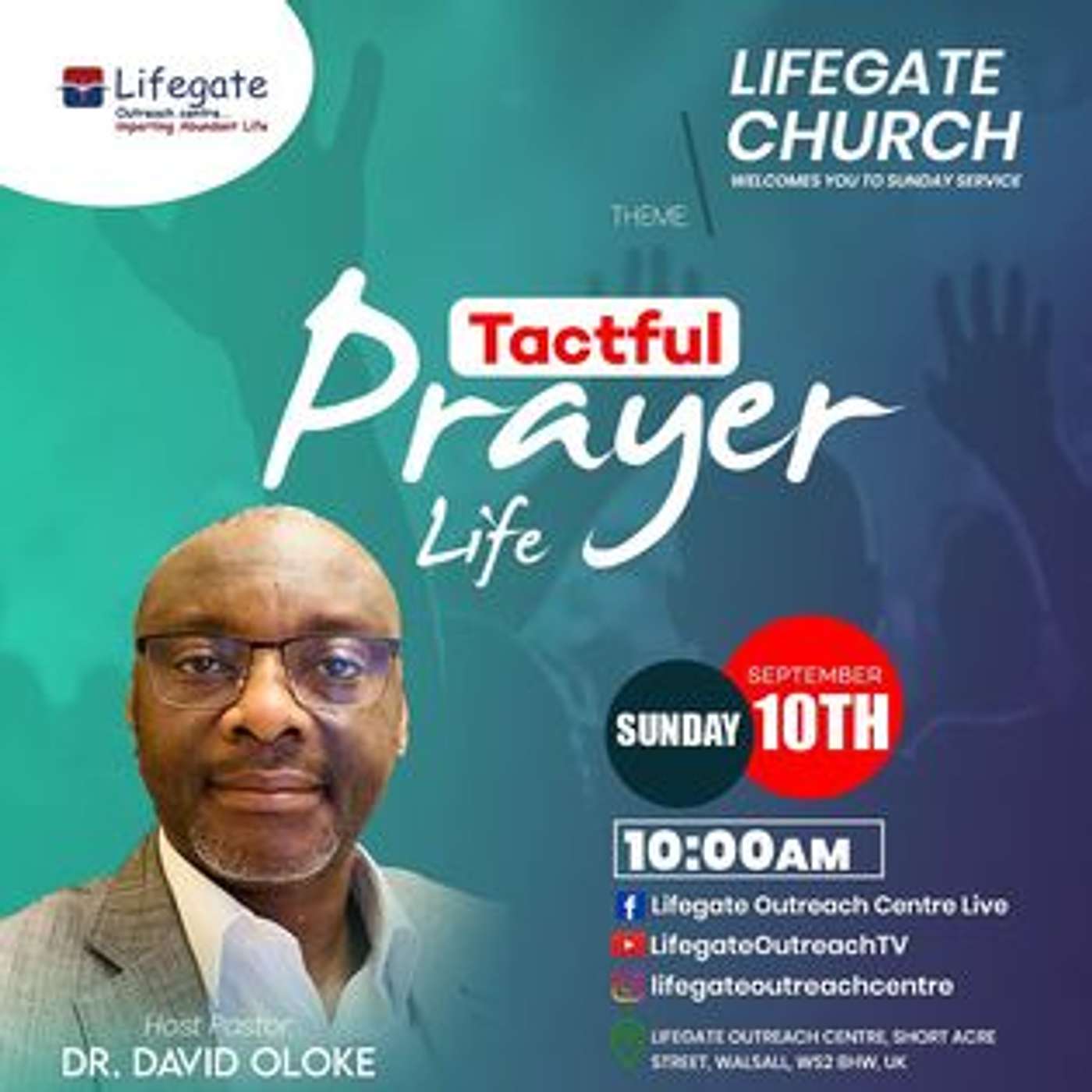 Tactful Prayer Life - Lifegate Church - 10.9.23 episode artwork
