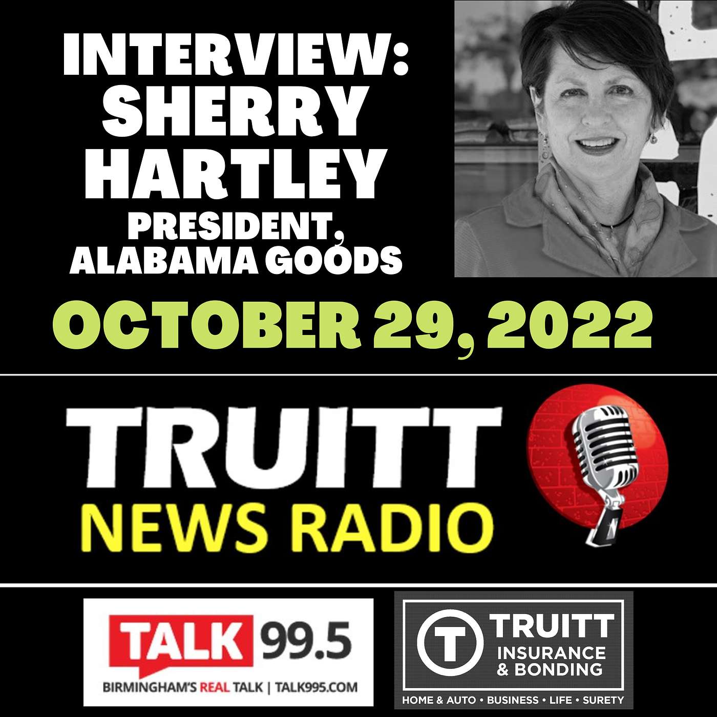 INTERVIEW: Sherry Hartley (Alabama Goods) from our Oct 29 2022 show