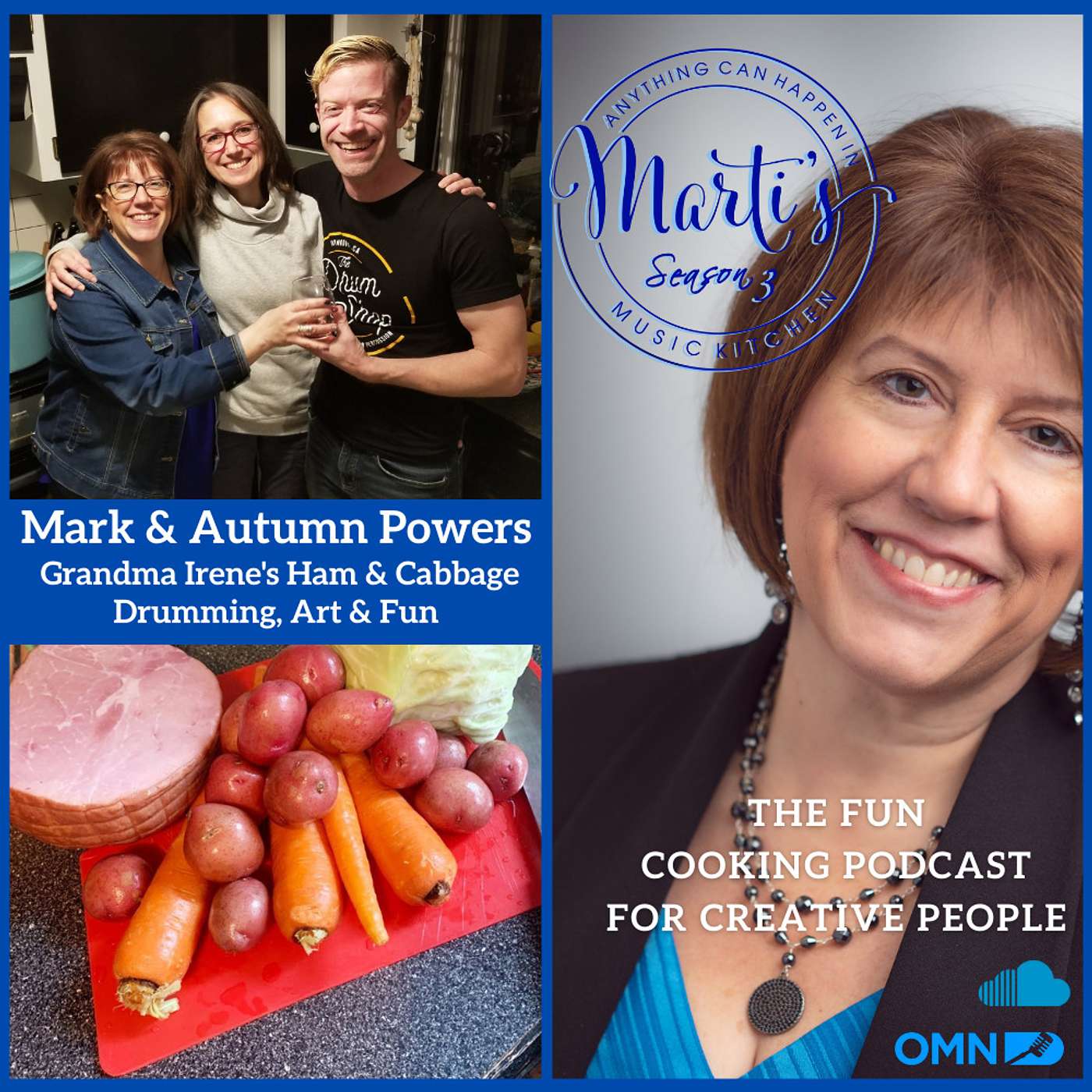 MMK EP S3-39 Mark and Autumn Powers Drumming Art Halloween and Hearty Soup