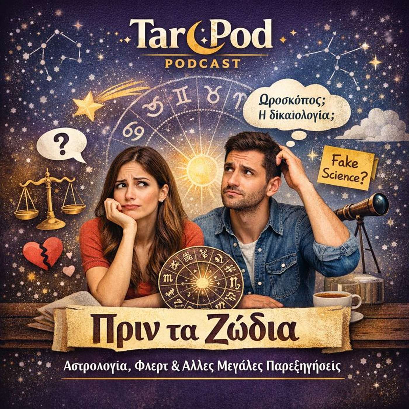 Πριν τα Ζώδια: Αστρολογία, Φλερτ & Άλλες Μεγάλες Παρεξηγήσεις episode artwork