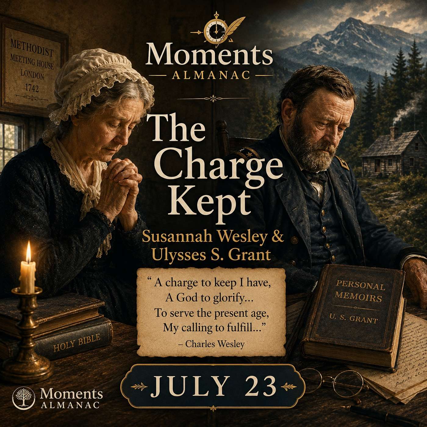 July 21 | Moments Almanac | Finishing episode artwork