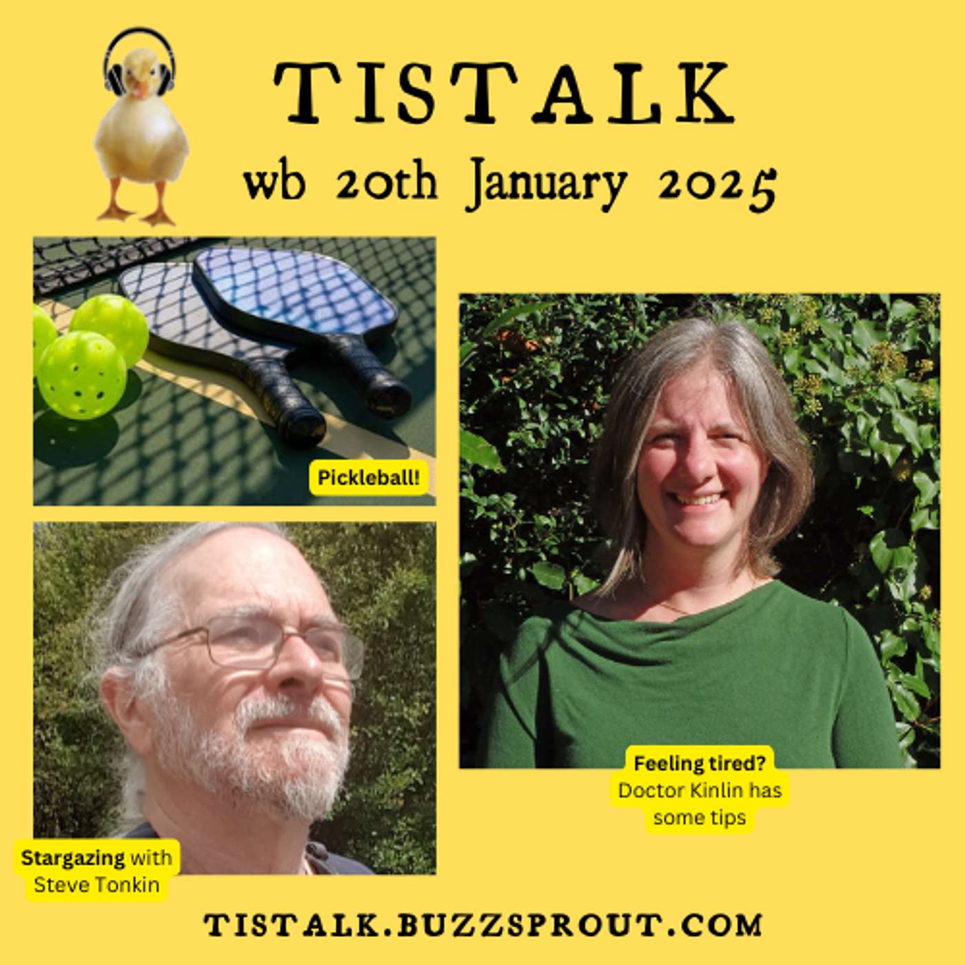 20th January 2025 E1 S8 Pickleball, Doctor Kinlin, Stargazing
