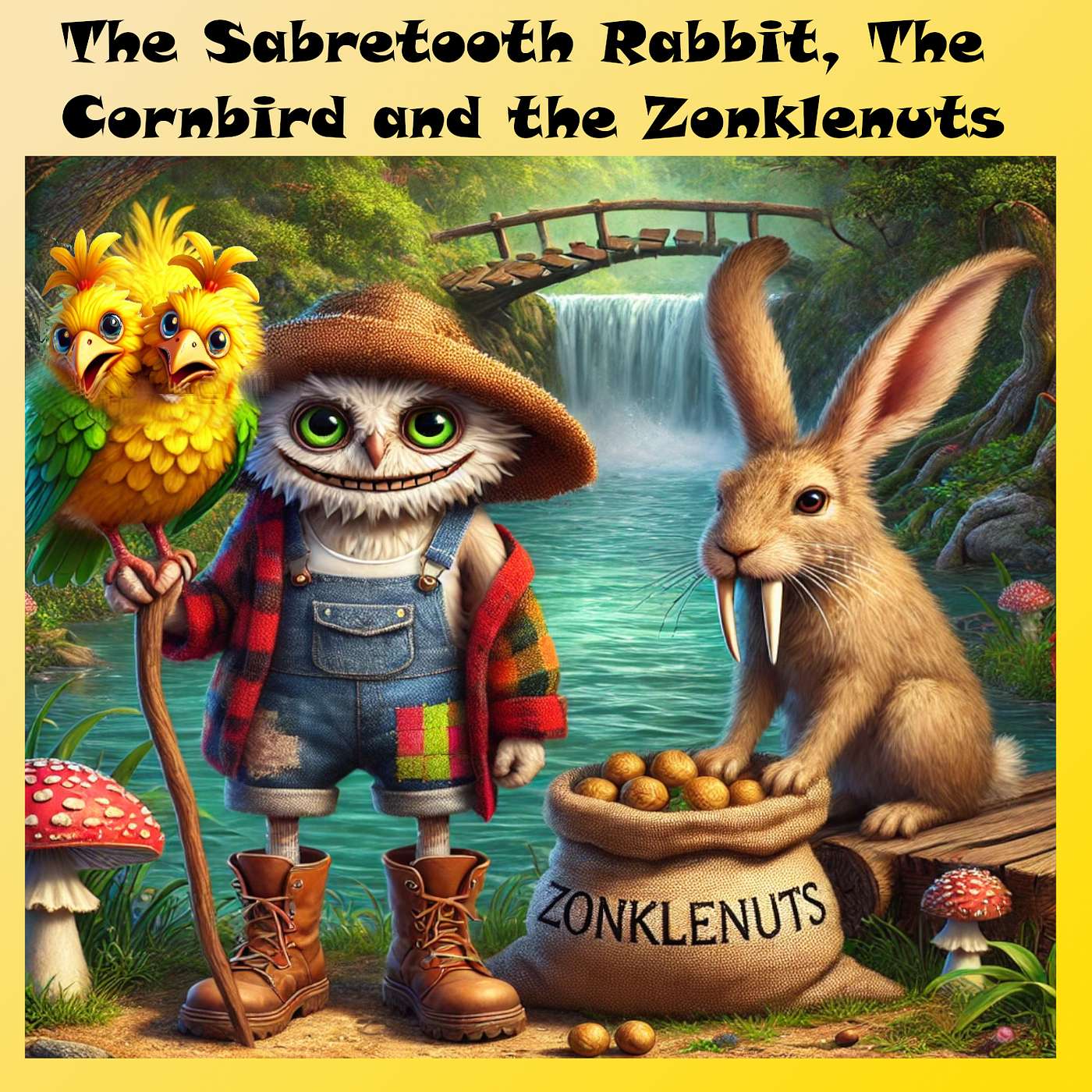 cover of episode 🐇🦷 The Sabretooth Rabbit, 🌽🐦 The Cornbird, and 🥜🌀 The Zonklenuts