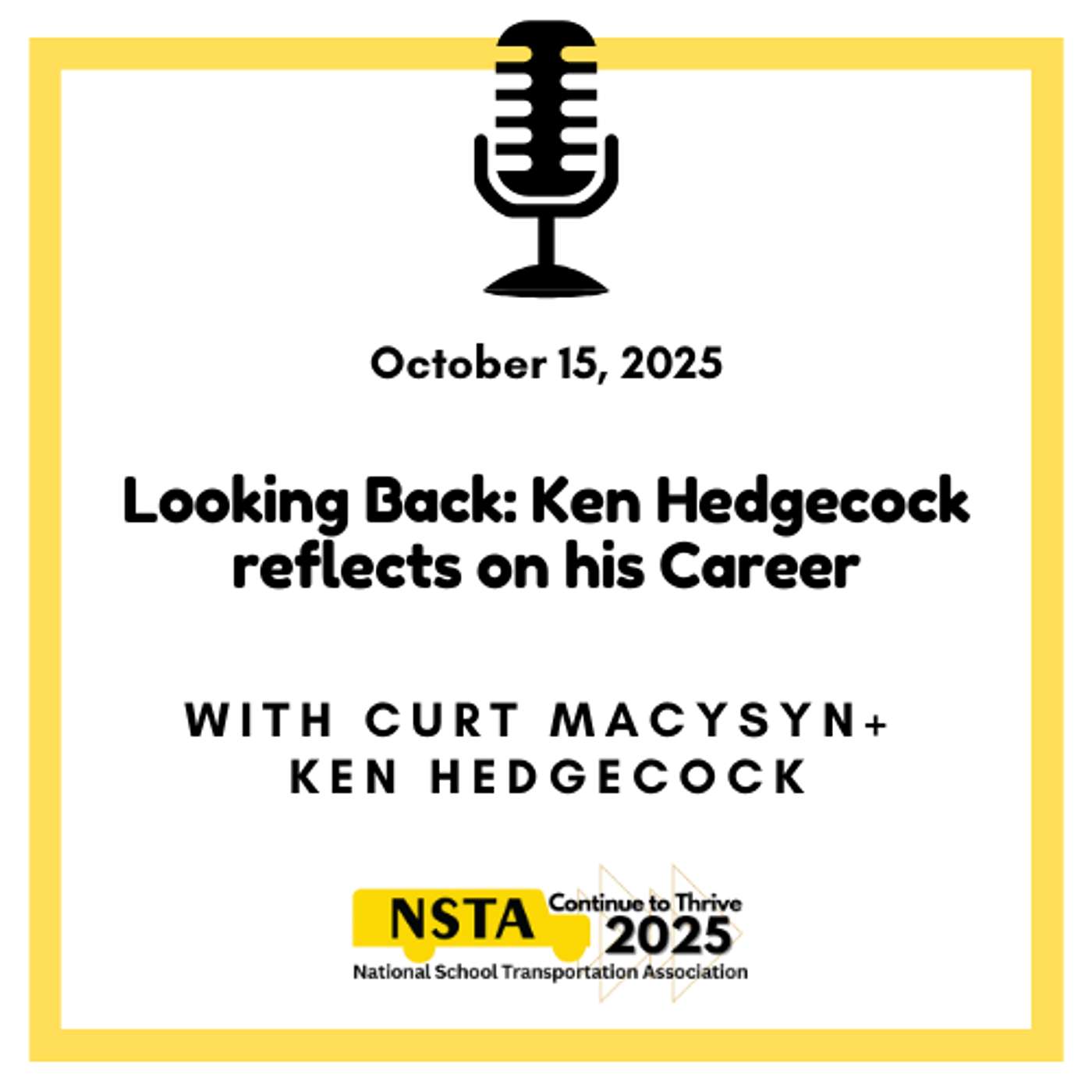 Looking Back: Ken Hedgecock reflects on his Career