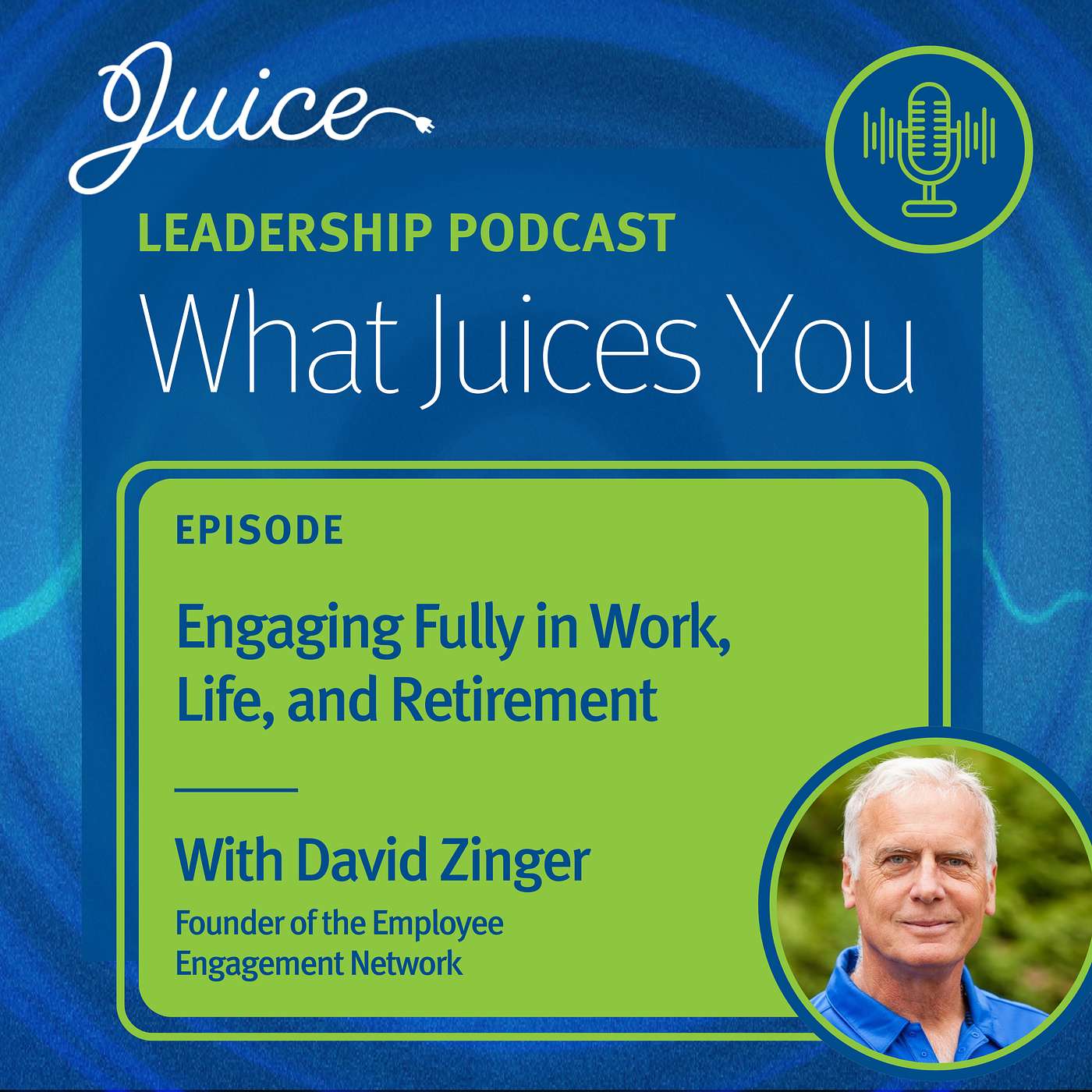 What Juices You with David Zinger | Engaging Fully in Work, Life, and Retirement