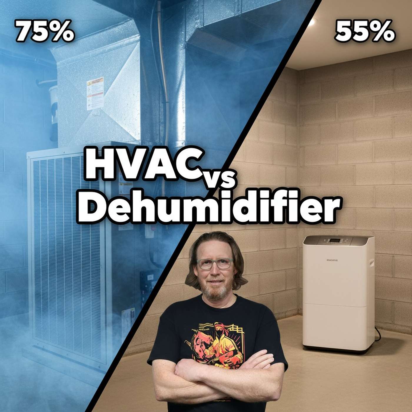 Stop Using Your AC To Dry The Basement or Crawl Space