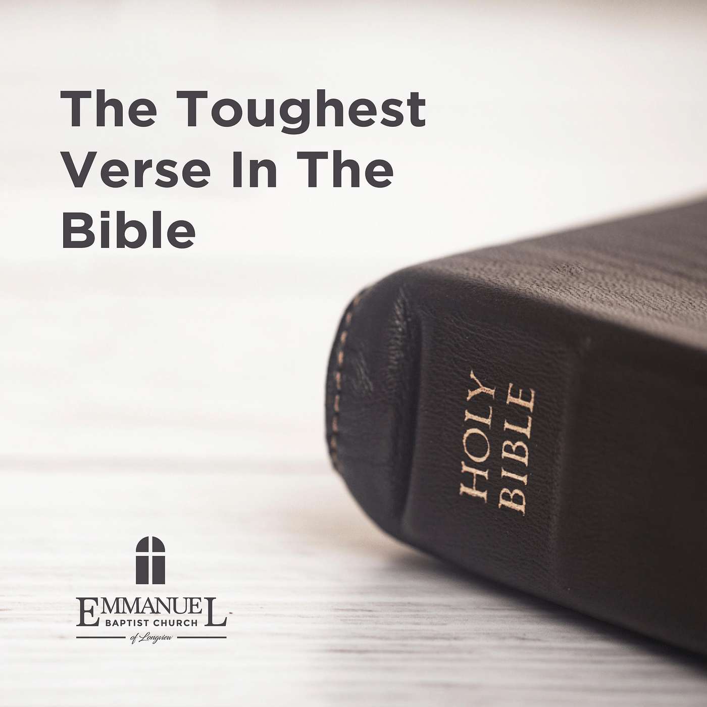 The Toughest Verse In The Bible - Sunday PM 02/12/2023 - Pastor Bob Gray II episode artwork
