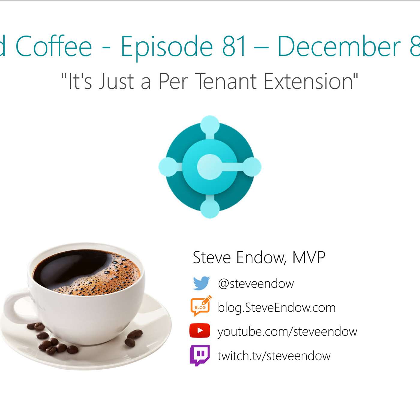 I Need Coffee: Episode 81 - It's Just a Per Tenant Extension episode artwork